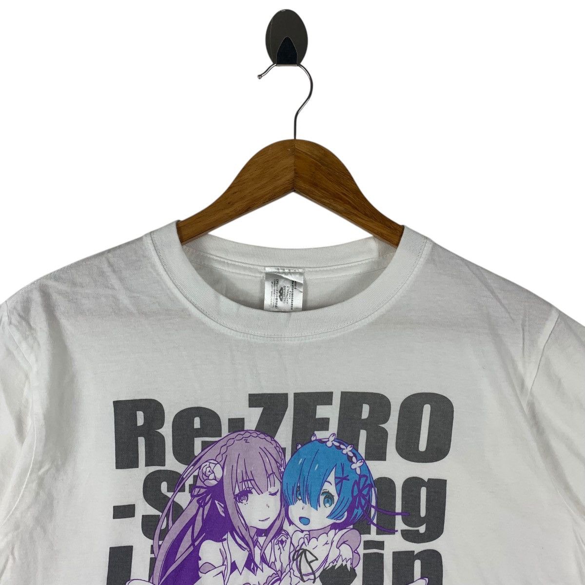 Anime Vintage RE-ZERO banpresto anime tee Size US M / EU 48-50 / 2 - 2 Thumbnail