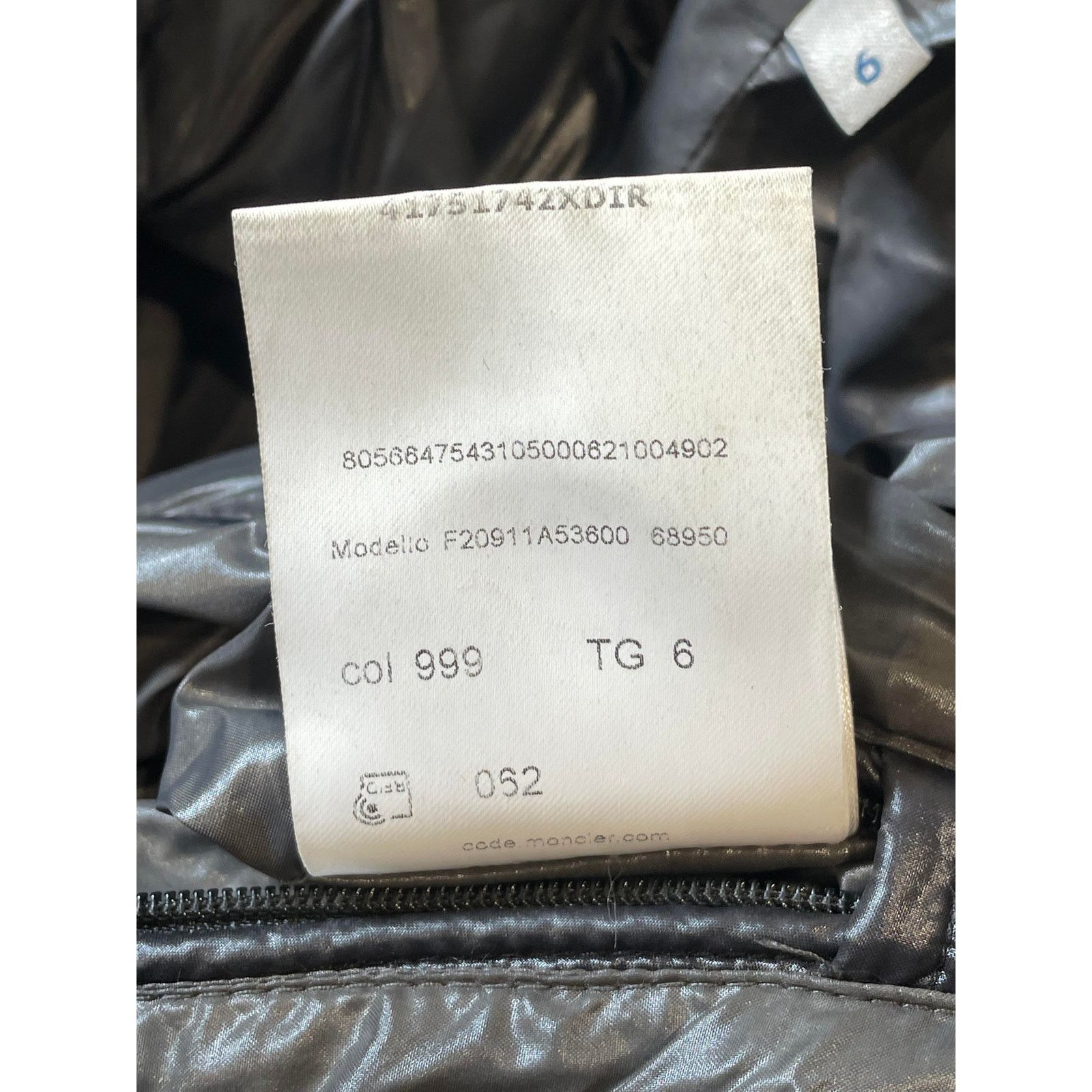 Moncler Moncler Maya (6) Black Puffer Jacket Size US XXL / EU 58 / 5 - 4 Thumbnail