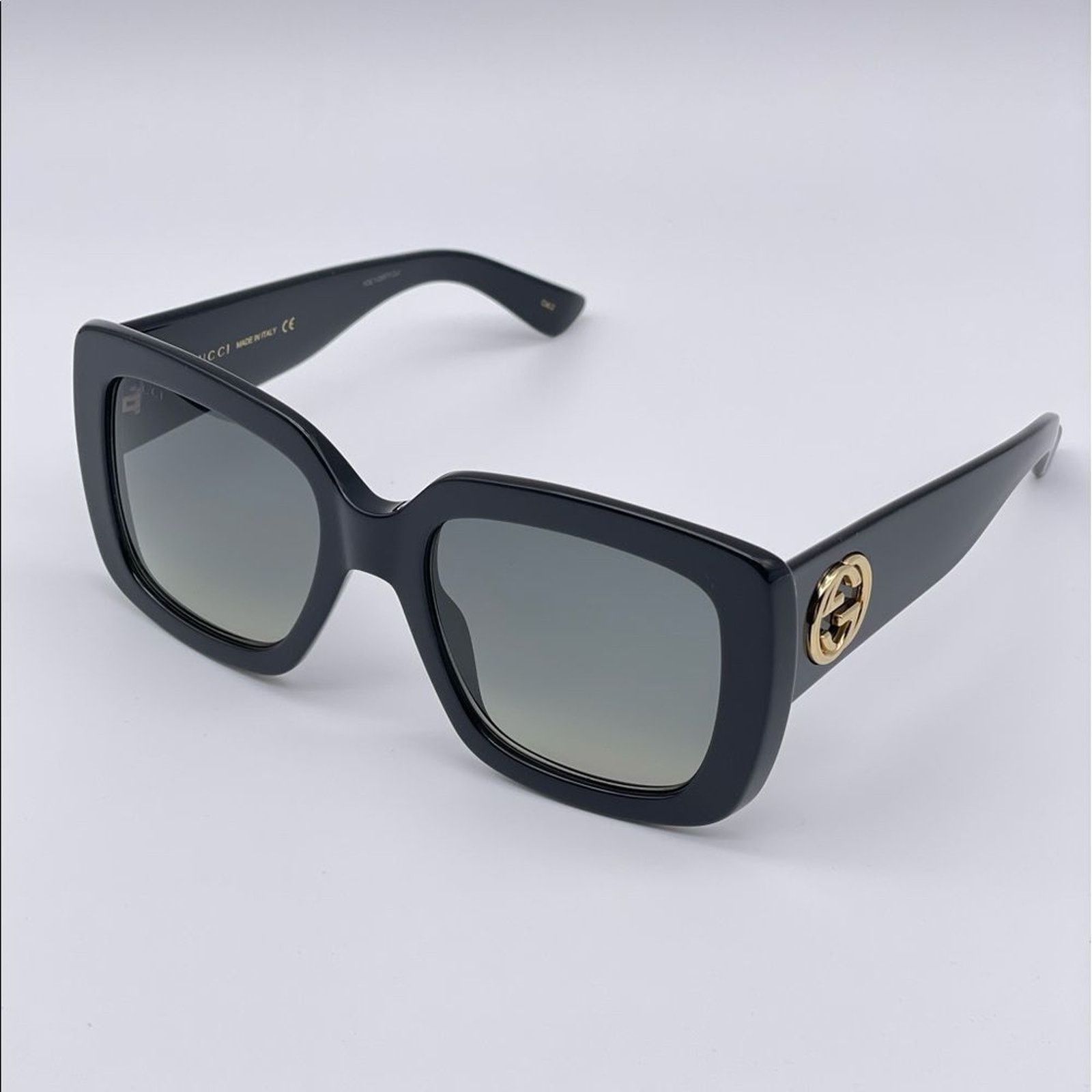 Gucci BRAND NEW GUCCI GG0141SN 001 Black/Grey Women Sunglasses Size ONE SIZE - 5 Thumbnail