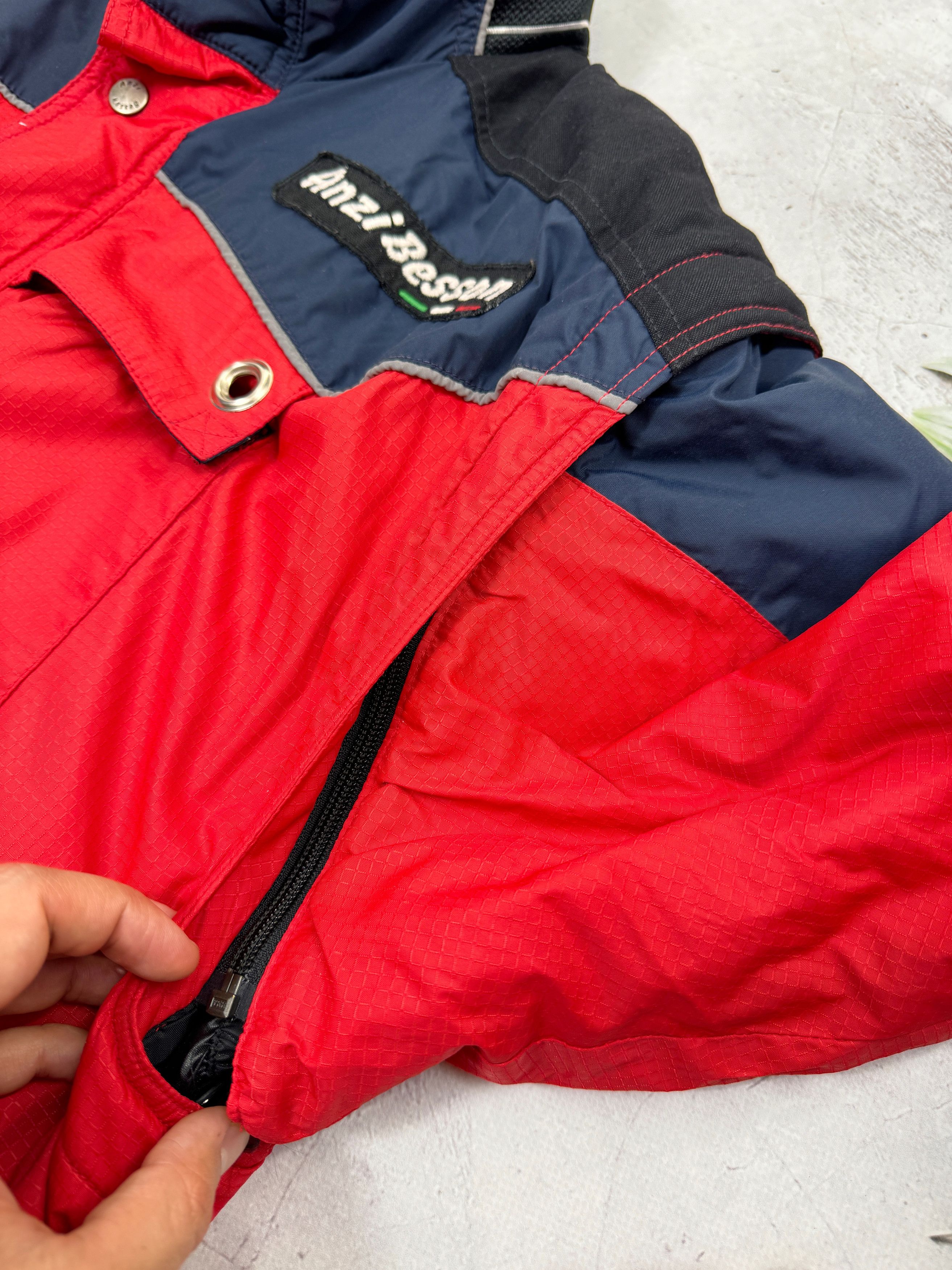 Vintage Anzi Besson Jacket FIS Nordic World Ski Champ 99 Ramsau Size US XL / EU 56 / 4 - 8 Thumbnail