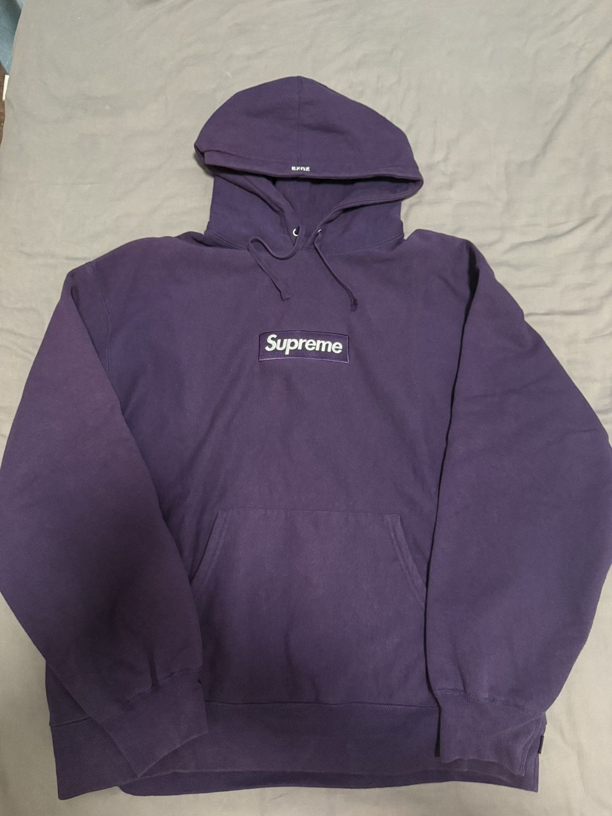 Supreme Supreme Box Logo Hooded Sweatshirt Dark Purple FW23 | Grailed