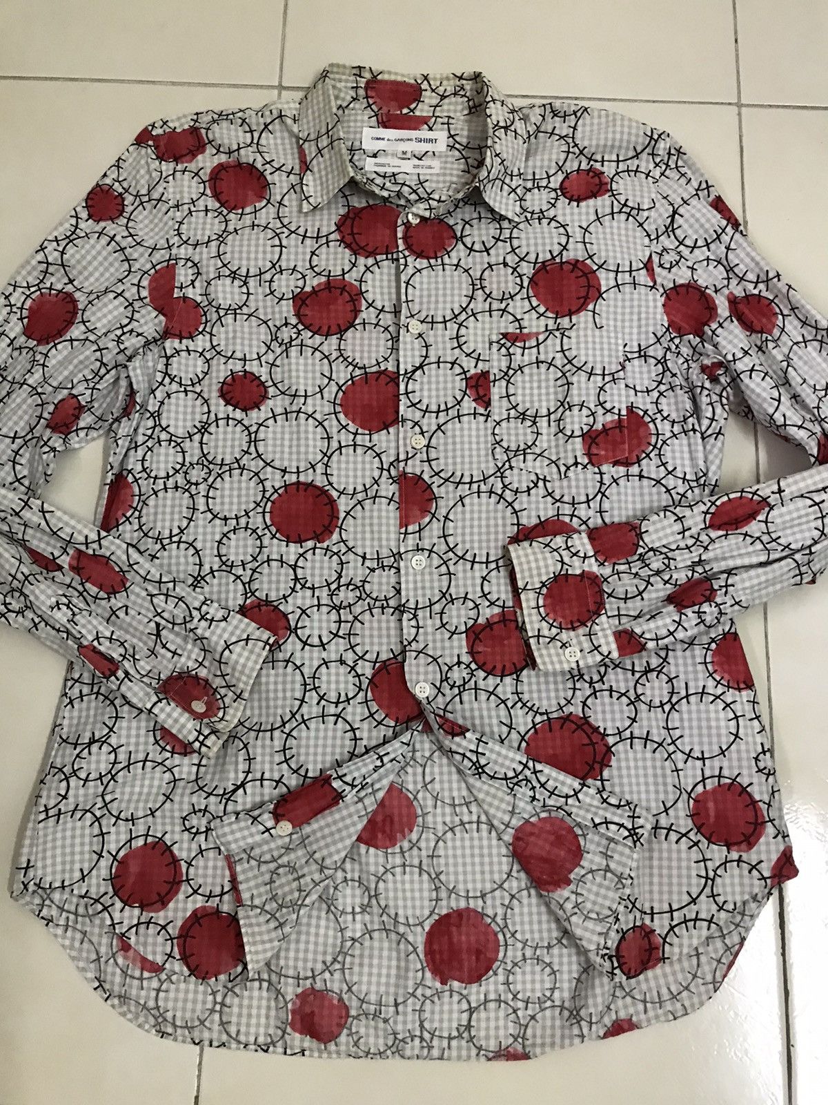 Comme des Garcons Comme des Garçons Shirt CDG Button Up Shirt Size US M / EU 48-50 / 2 - 6 Thumbnail