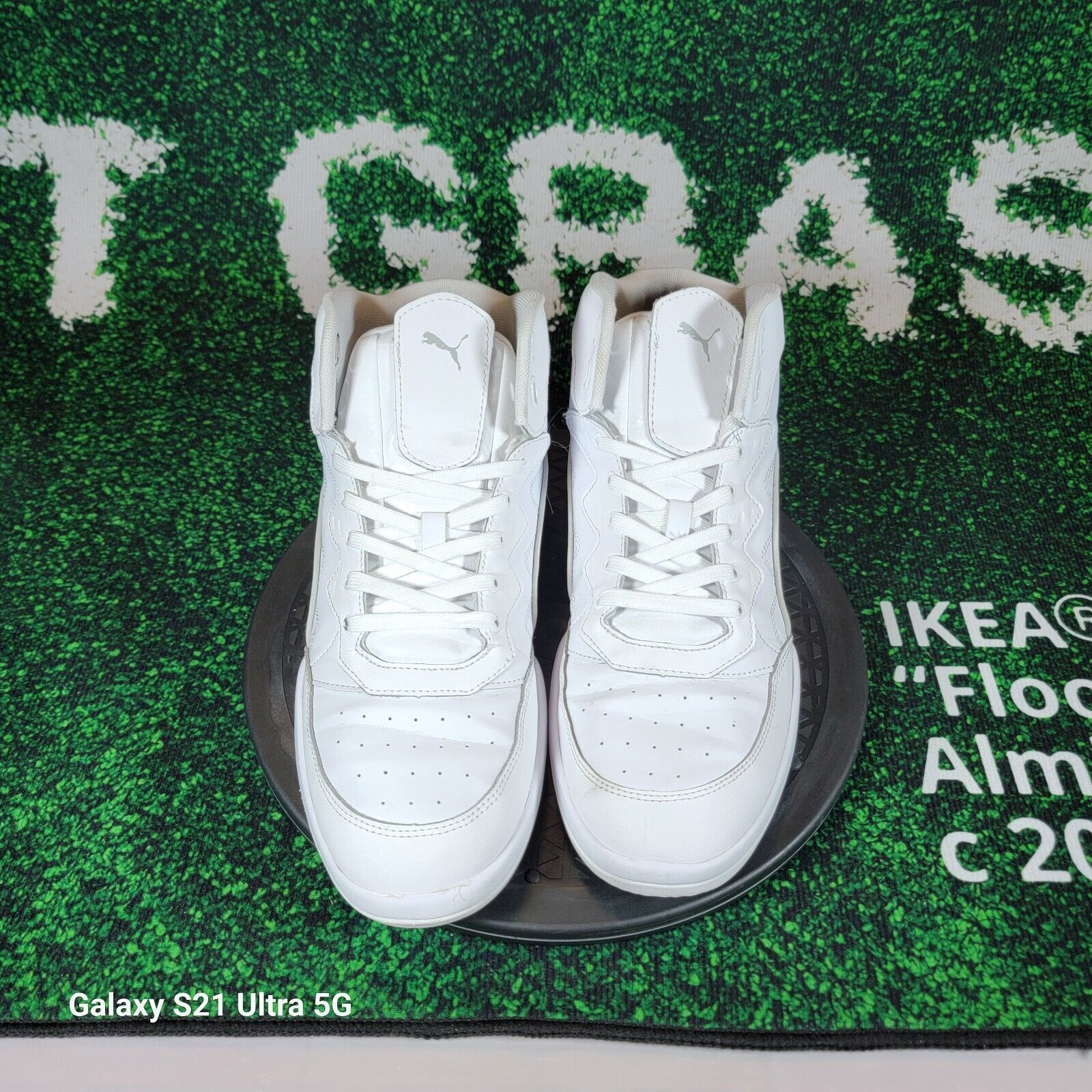 Puma Puma Mens Sz 10.5 Rb Playoff Lace Up Sneakers Casual White Size US 10.5 / EU 43-44 - 5 Thumbnail