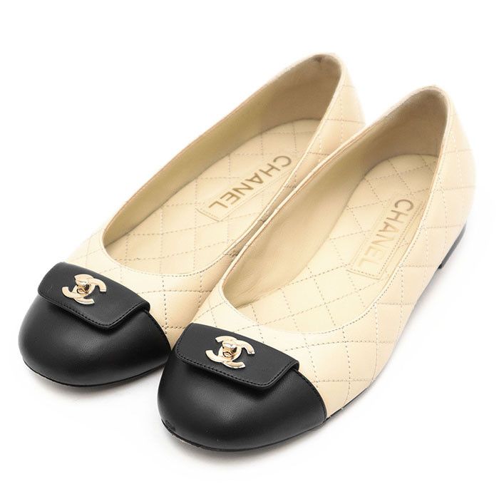 Chanel Chanel Chanel G45879 Matelasse Leather Flats Leather Shoes G45879 DUTY FREE for USA Size ONE SIZE - 1 Thumbnail