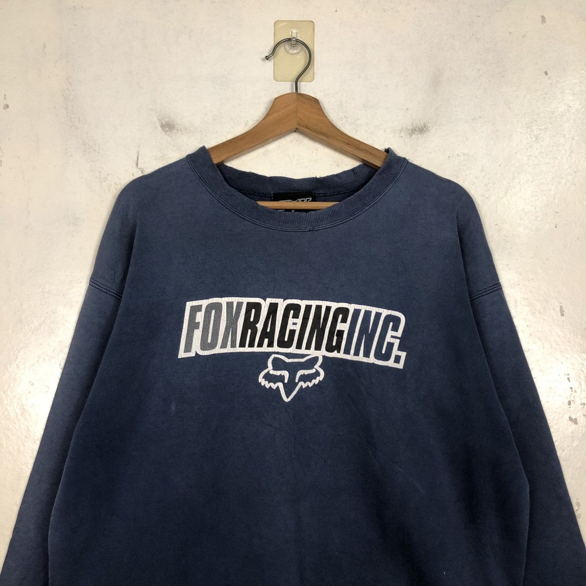 Fox Racing 📌Vintage Sweatshirt Fox Racing Big Logo Size US M / EU 48-50 / 2 - 5 Thumbnail