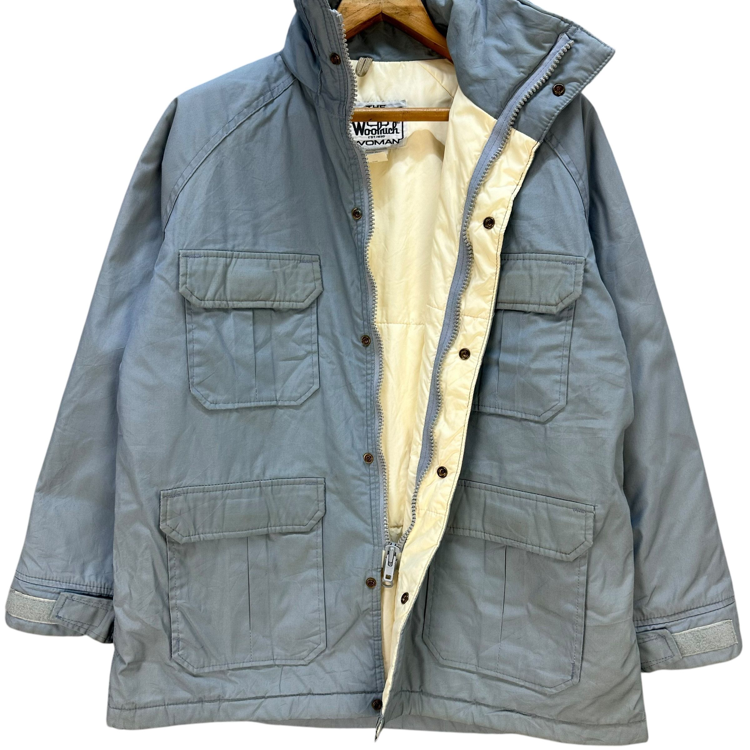 Woolrich Woolen Mills Vintage 80's WOOLRICH Women Puffer Chore Jacket #A74-1800 Size L / US 10 / IT 46 - 6 Thumbnail