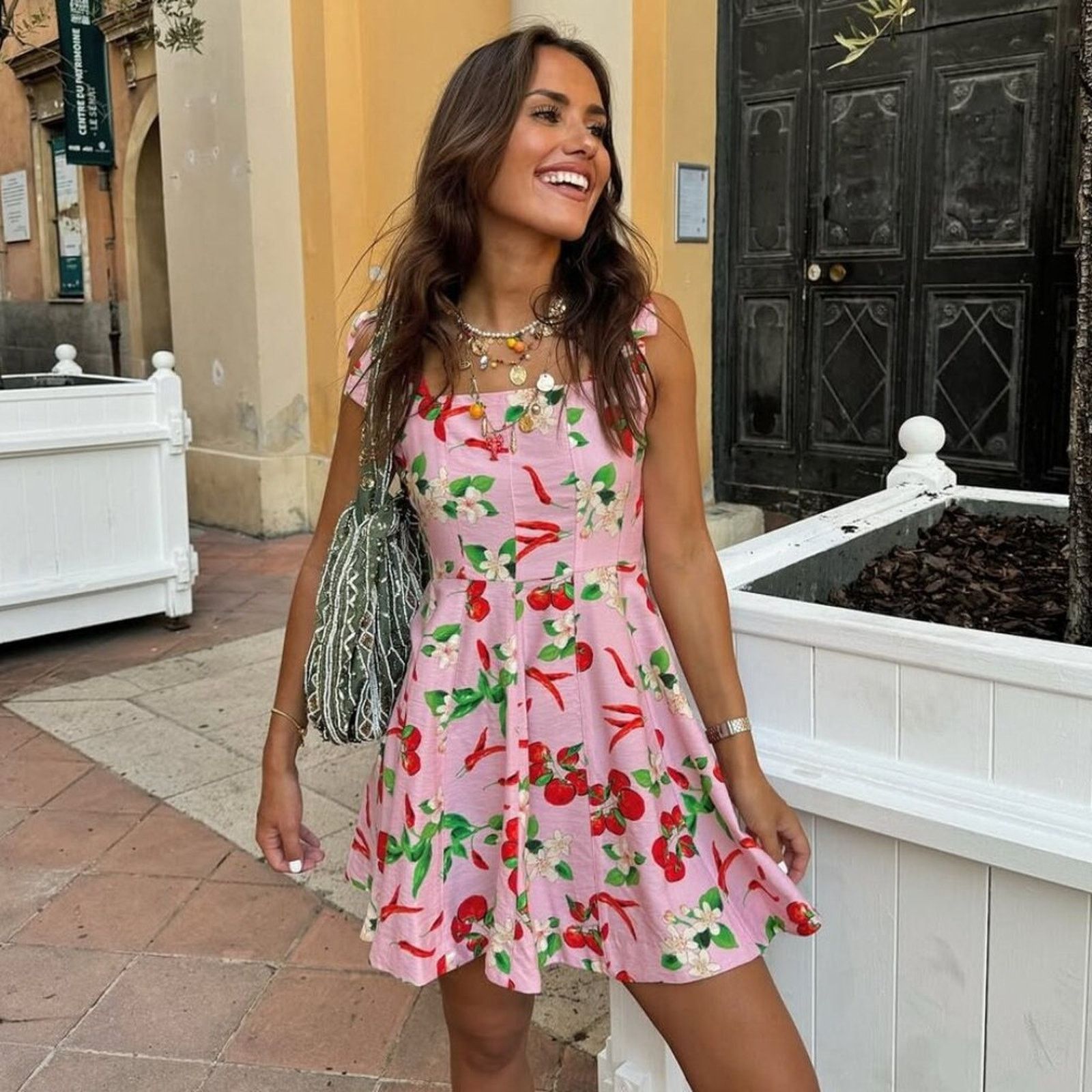 Zara ZARA A-Line Short Dress Size L / US 10 / IT 46 - 4 Thumbnail