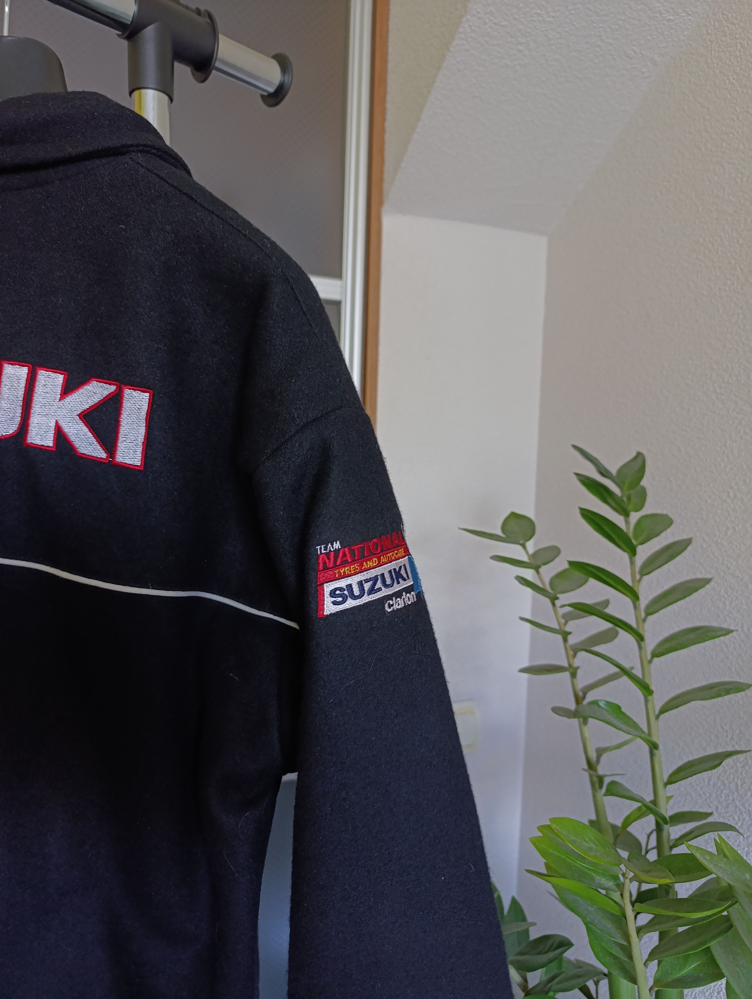 Vintage SUZUKI MENS VINTAGE WOOL RACING BOMBER JACKET Size US M / EU 48-50 / 2 - 5 Thumbnail