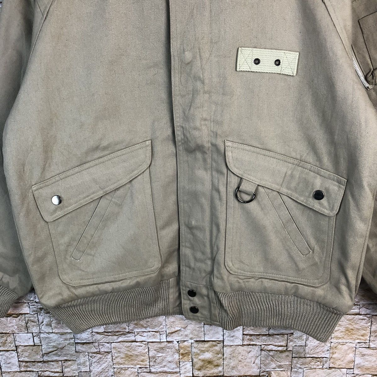 Vintage DL Jacket Pilot vintage Brown Bombers Jacket #A560 Size US M / EU 48-50 / 2 - 6 Thumbnail
