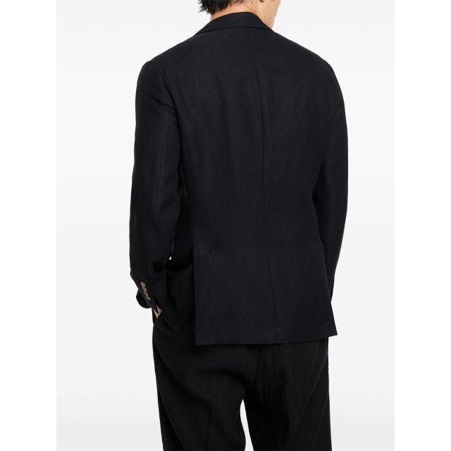 Brunello Cucinelli o1la1rc1a0425 Jacket Linen in Black Size US L / EU 52-54 / 3 - 4 Thumbnail