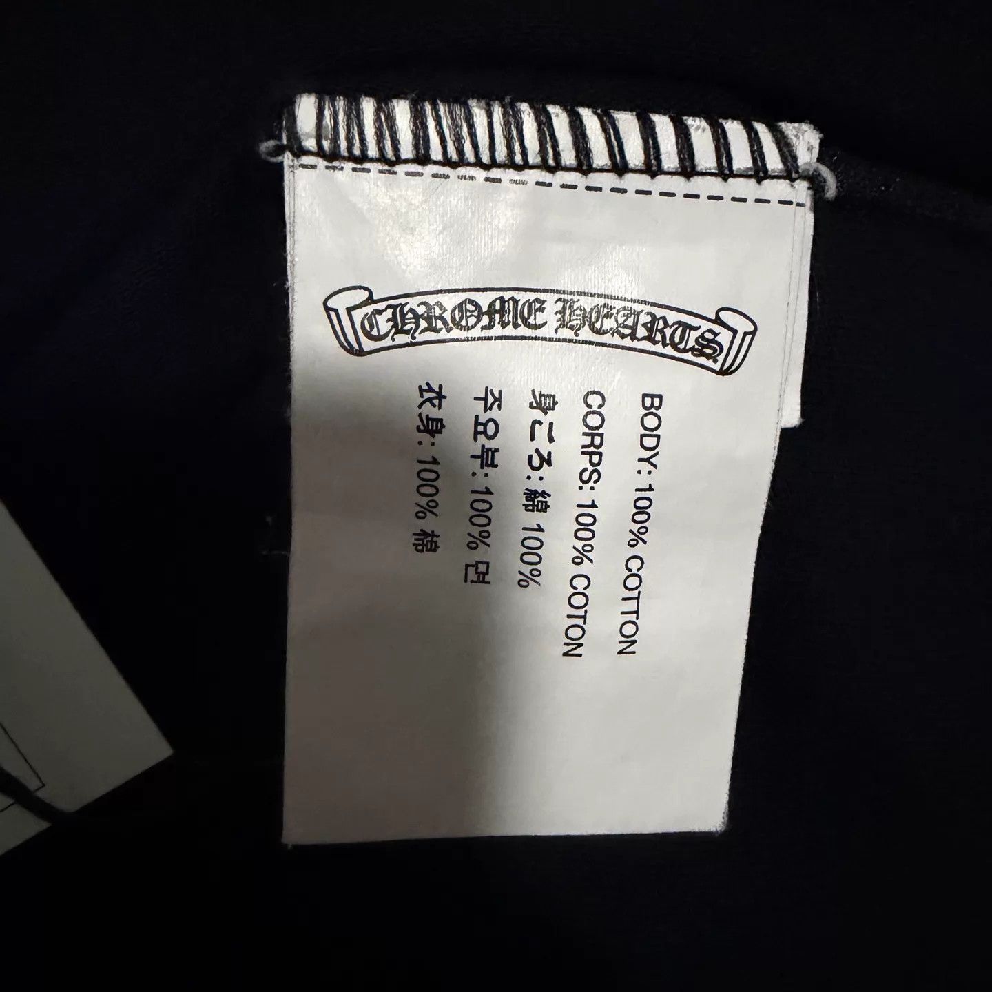 Chrome Hearts Chrome Hearts Black Scroll SS T-Shirt USA Red Lettering Size US M / EU 48-50 / 2 - 4 Thumbnail