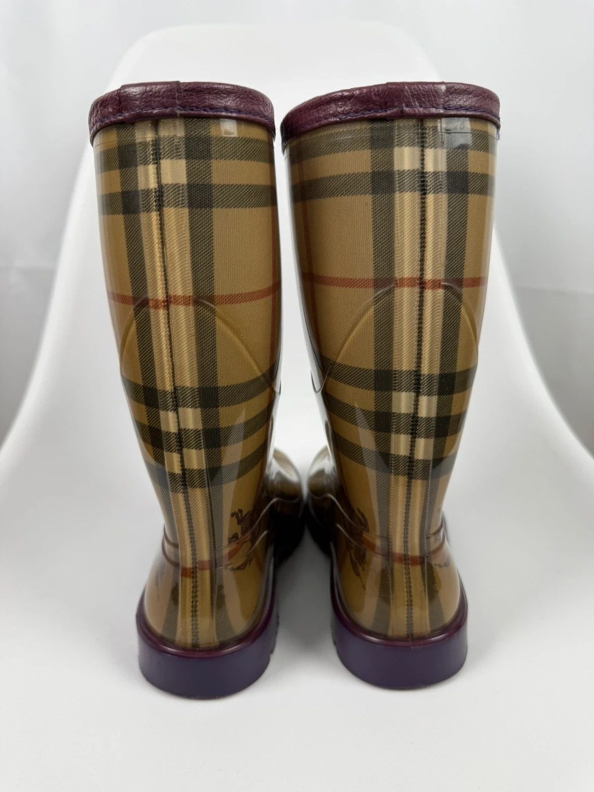 Burberry Burberry Rubber Boots Checkered size 37 Size US 7 / IT 37 - 4 Thumbnail