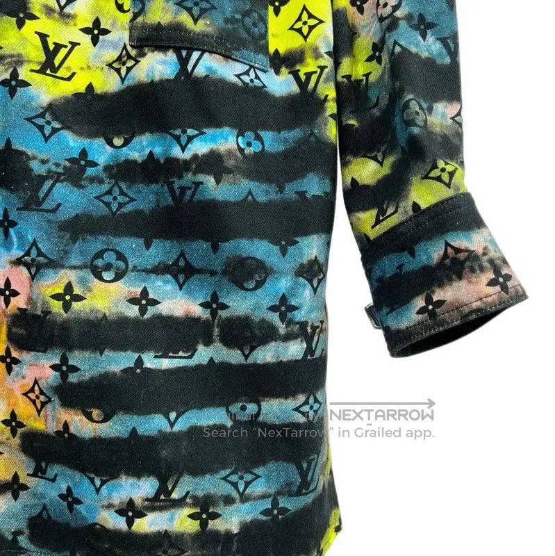 Louis Vuitton Louis Vuitton Colorful Denim Jacket for Women . Size XXL / US 16-18 / IT 52-54 - 3 Thumbnail