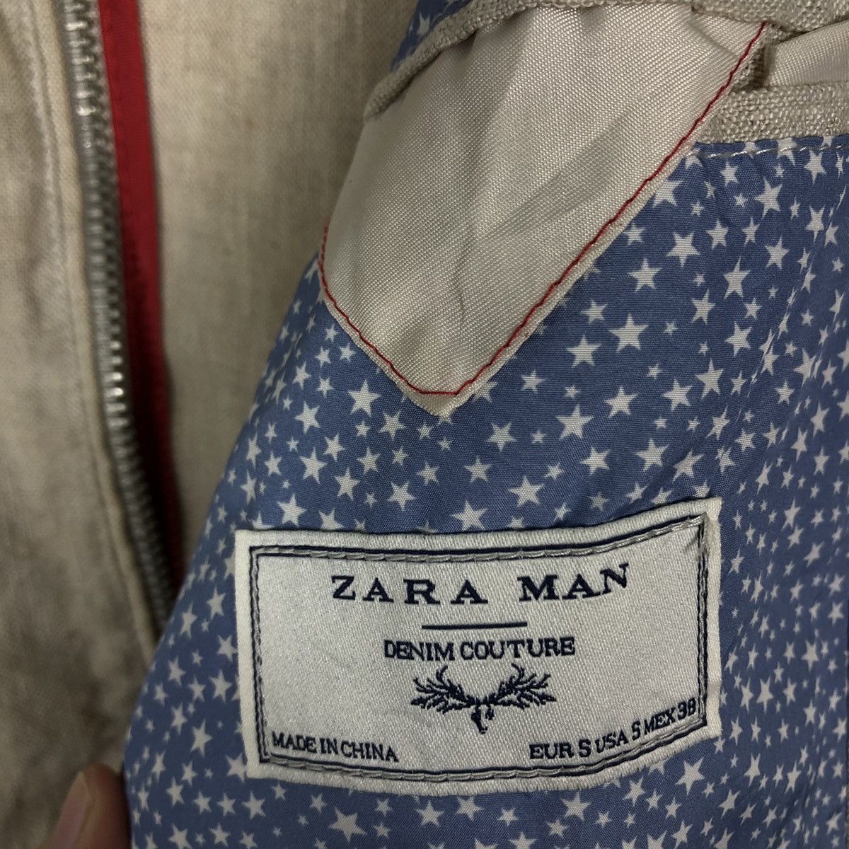 Japanese Brand 🔥Vintage Zara Man Denim Couture Biker Jacket Size US S / EU 44-46 / 1 - 13 Thumbnail