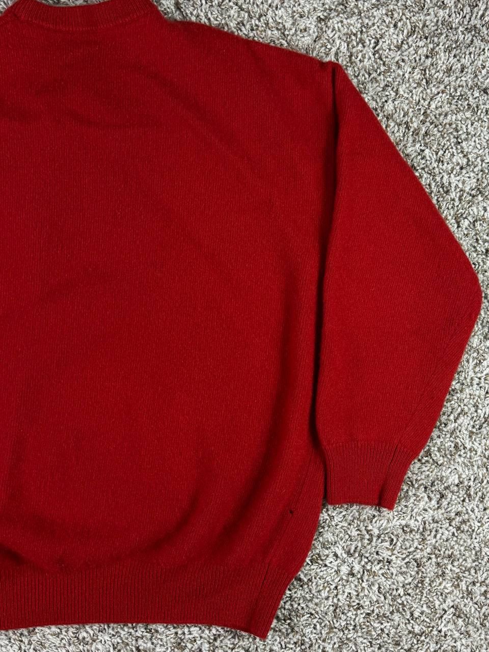Balenciaga Balenciaga Club Logo Crewneck Sweater in Cashmere & Wool Size US S / EU 44-46 / 1 - 15 Thumbnail
