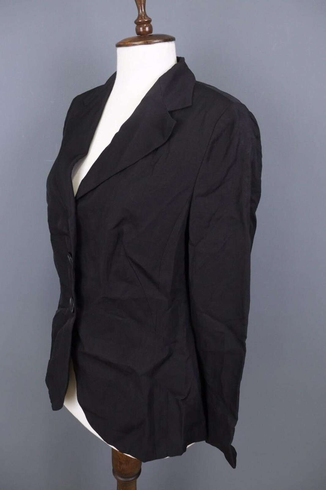 Marimekko MARIMEKKO Ritva Falla Black Cropped Blazer Jacket Size 40+ Size M / US 6-8 / IT 42-44 - 9 Thumbnail