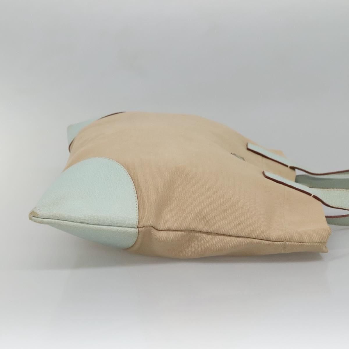 Prada PRADA Tote Bag Canvas Beige Silver Size ONE SIZE - 5 Thumbnail