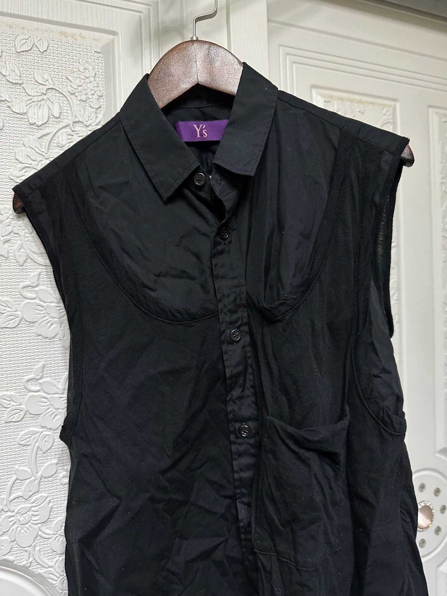 Yohji Yamamoto Y's edgy casual paneled tank top 9/10 Size US L / EU 52-54 / 3 - 2 Thumbnail