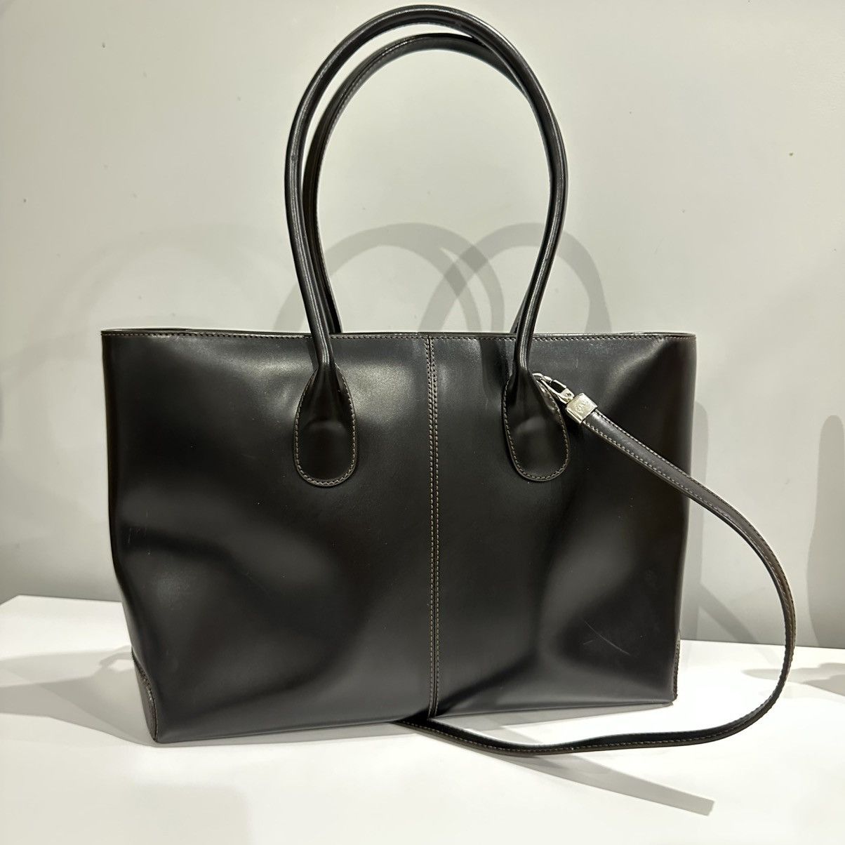 Tod's Tod’s Women’s Leather Black Tote Bag Size ONE SIZE - 7 Thumbnail