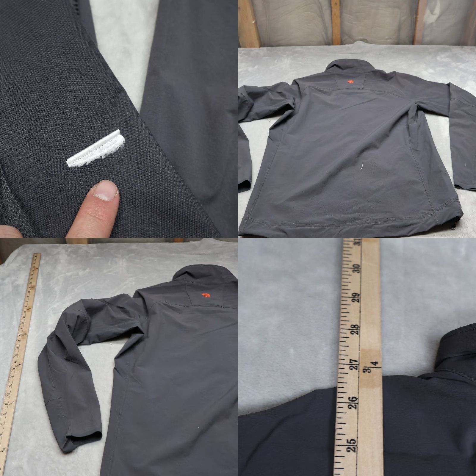 Mountain Hardwear Mountain Hardwear Jacket Mens Medium Grey Softshell Wind Rain Outdoor Hiking Size US M / EU 48-50 / 2 - 9 Thumbnail
