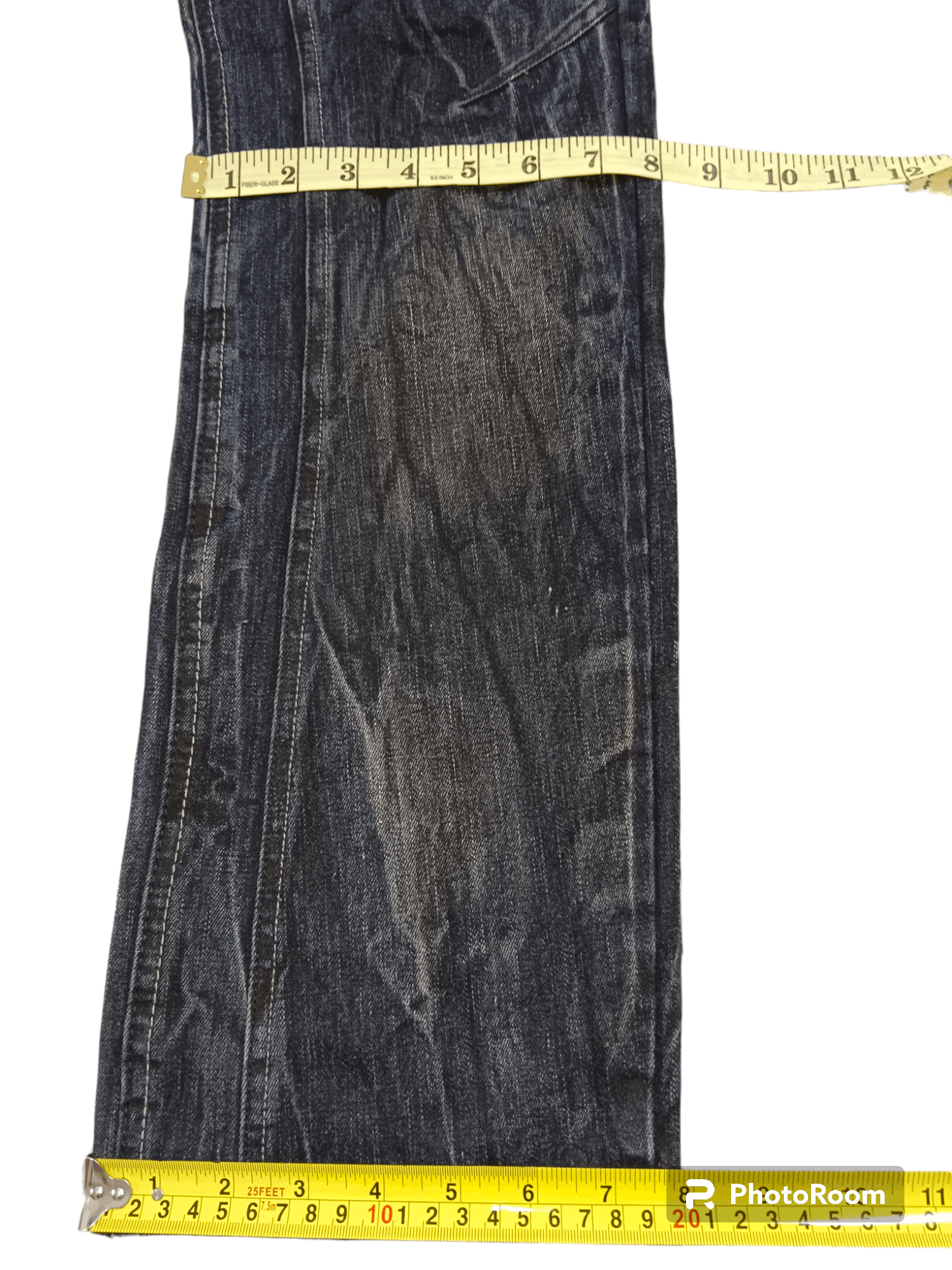 LOWBOX Rare💥 Lowbox Seditionaries Thunder Whiskers Jeans Size US 31 - 13 Thumbnail