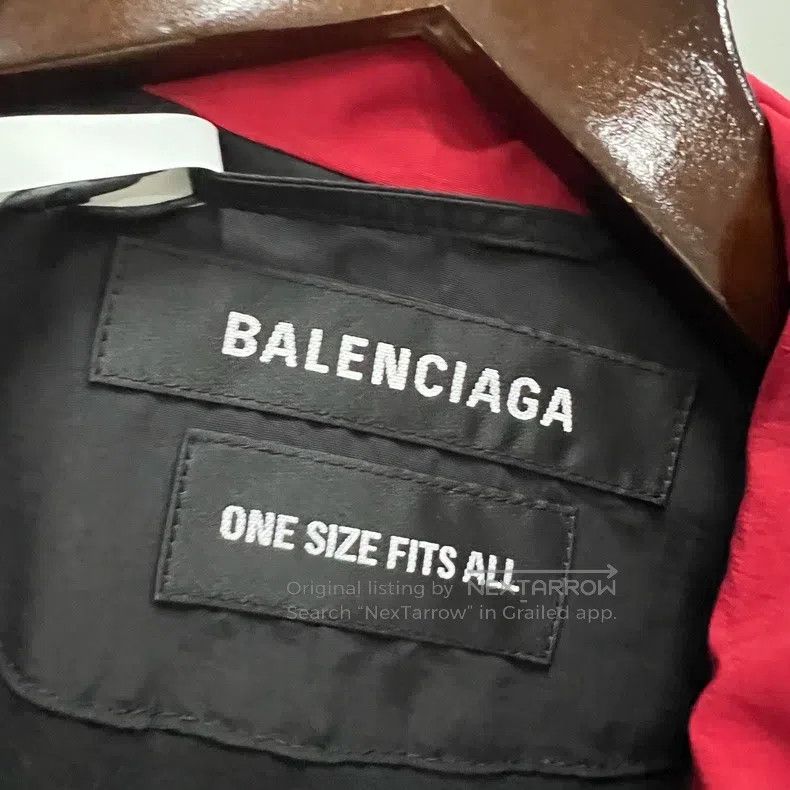 Balenciaga Balenciaga Black Red Double Hook School Uniform Jacket Size US XS / EU 42 / 0 - 4 Thumbnail