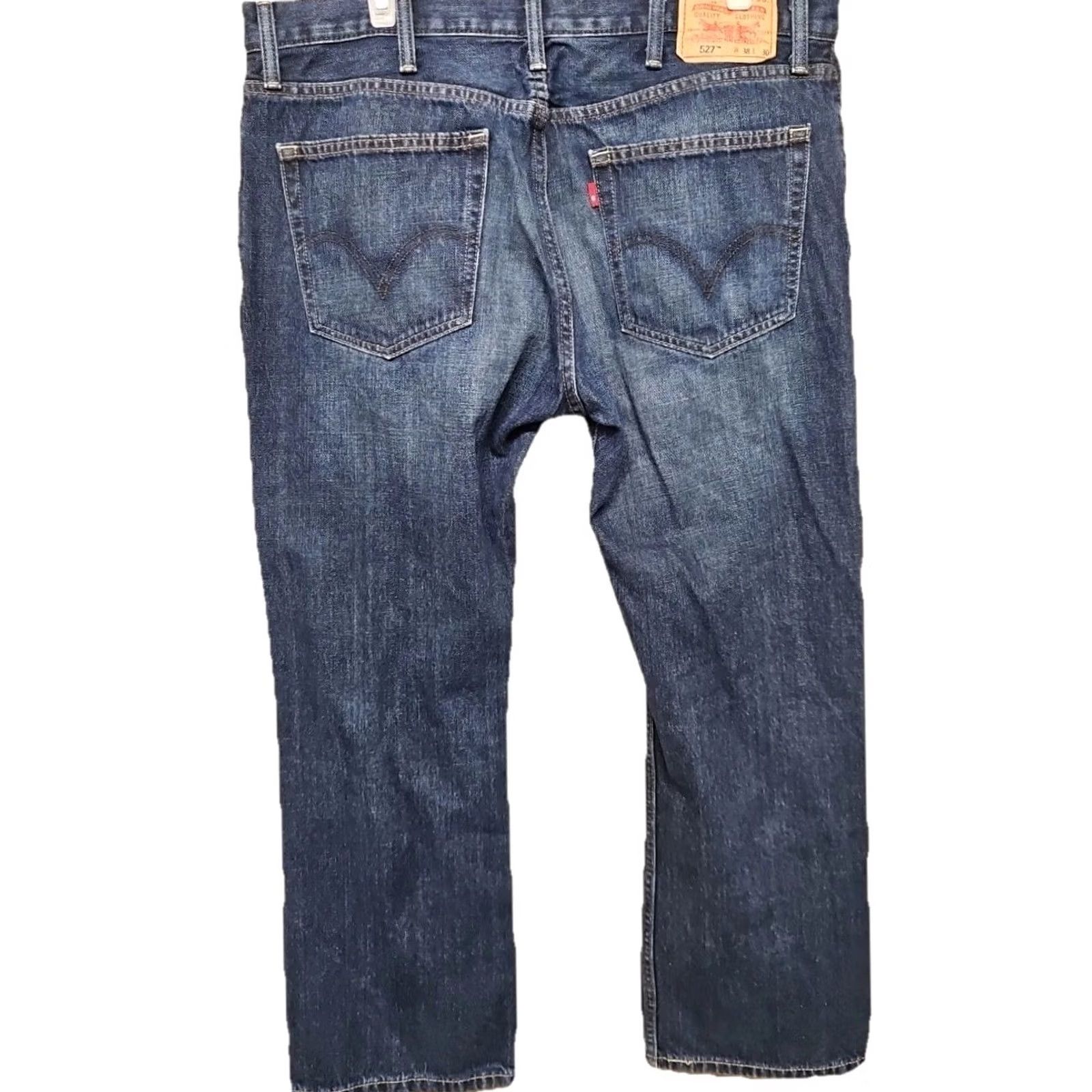 Levi's Levi’S 527 Bootcut Jeans Mens Blue Medium Wash Denim 38x30 Zip Button Size US 38 / EU 54 - 5 Thumbnail