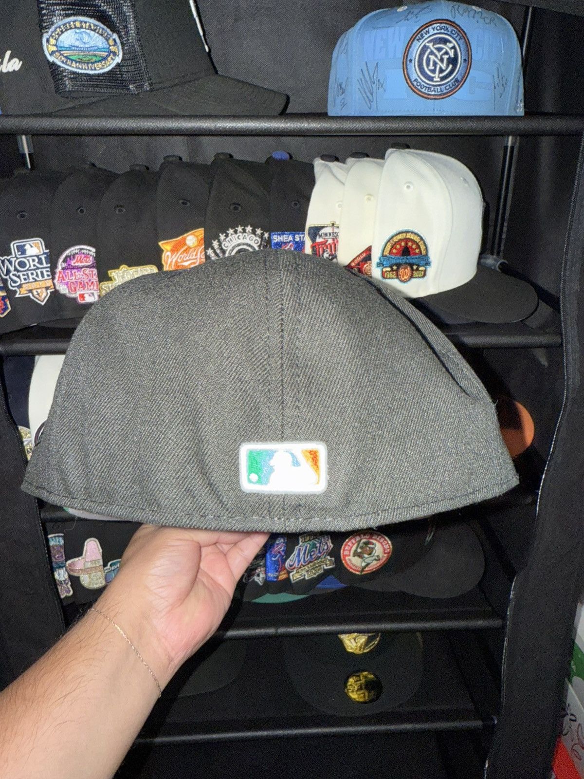 Hat Club Mets 2023 Old Timers Day Swinging Mr. Mets Man 7 1/8 Size ONE SIZE - 4 Thumbnail
