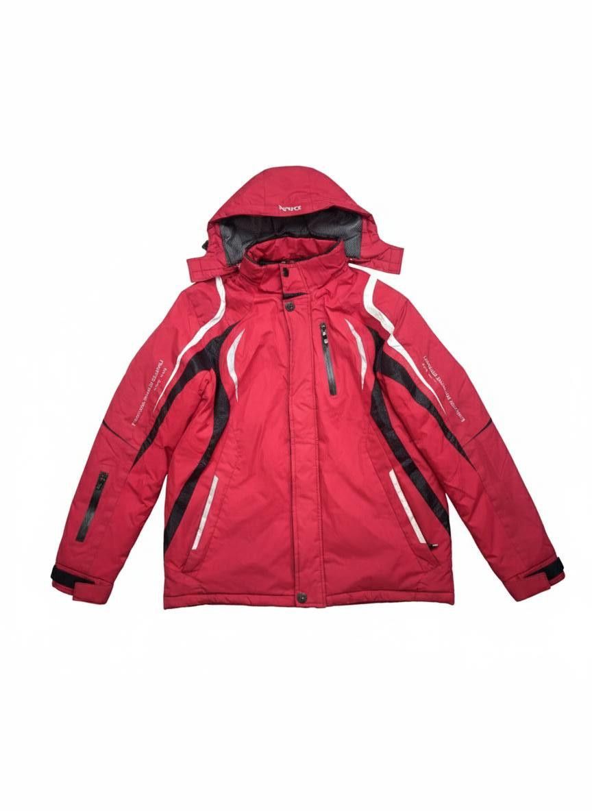 Vintage Danweinu Red Technical Ski Jacket Gorpcore Aesthetic Size US L / EU 52-54 / 3 - 1 Thumbnail