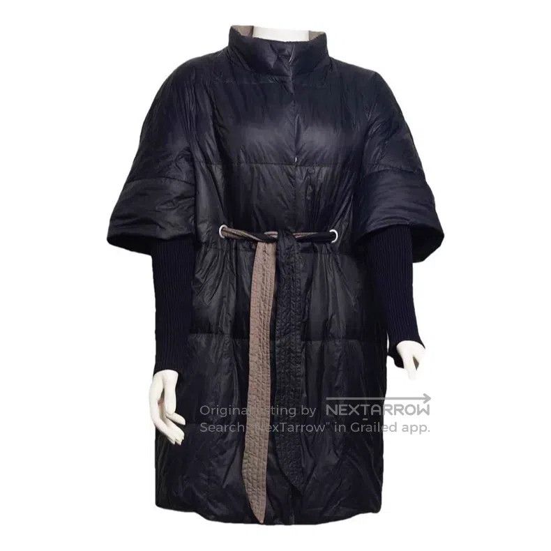Brunello Cucinelli Brunello Cucinelli Down jacket with pure cashmere sleeves Size M / US 6-8 / IT 42-44 - 1 Thumbnail