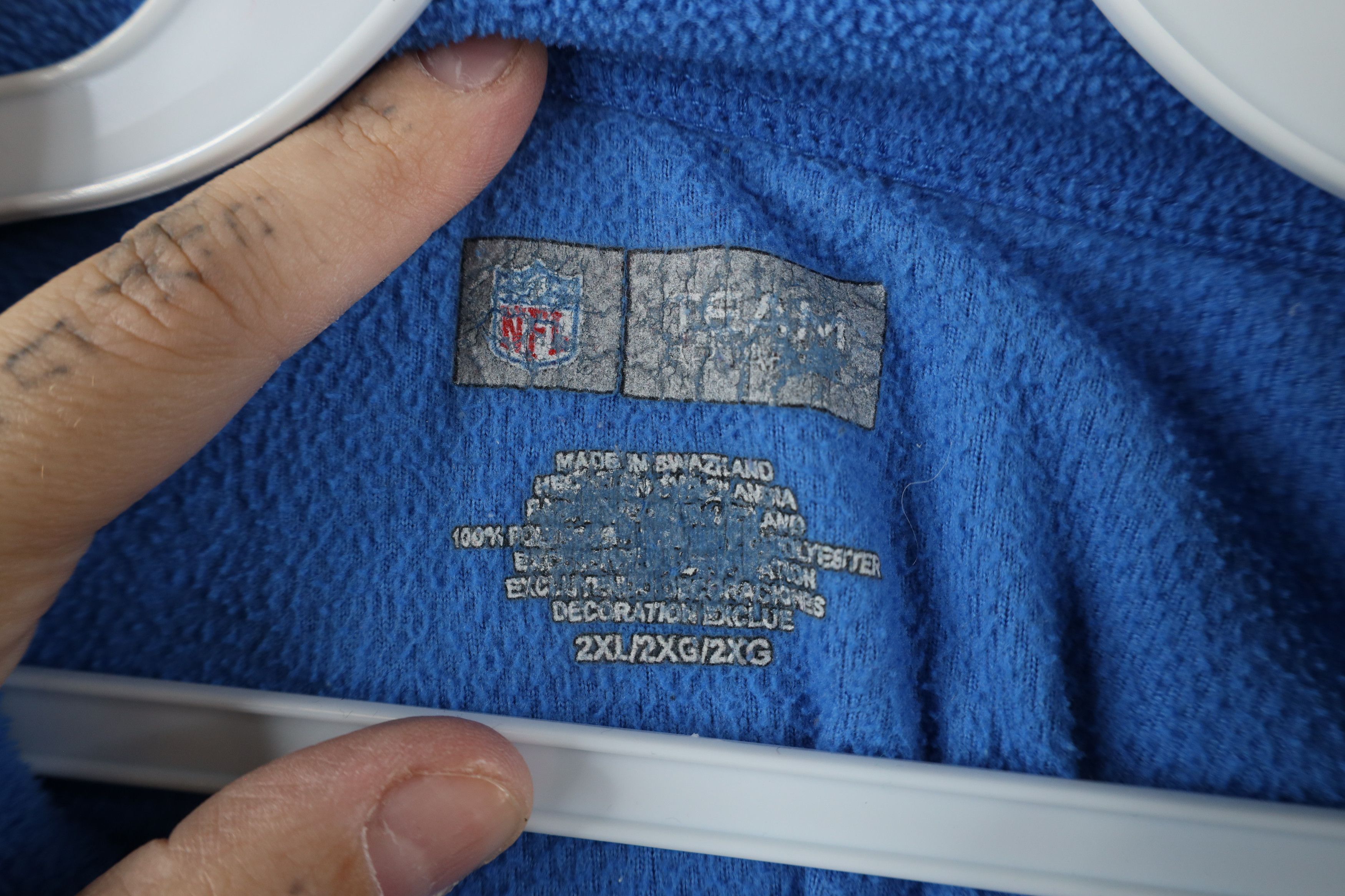 Vintage Vintage Detroit Lions Football Half Zip Fleece Sweater Blue Size US XXL / EU 58 / 5 - 8 Thumbnail