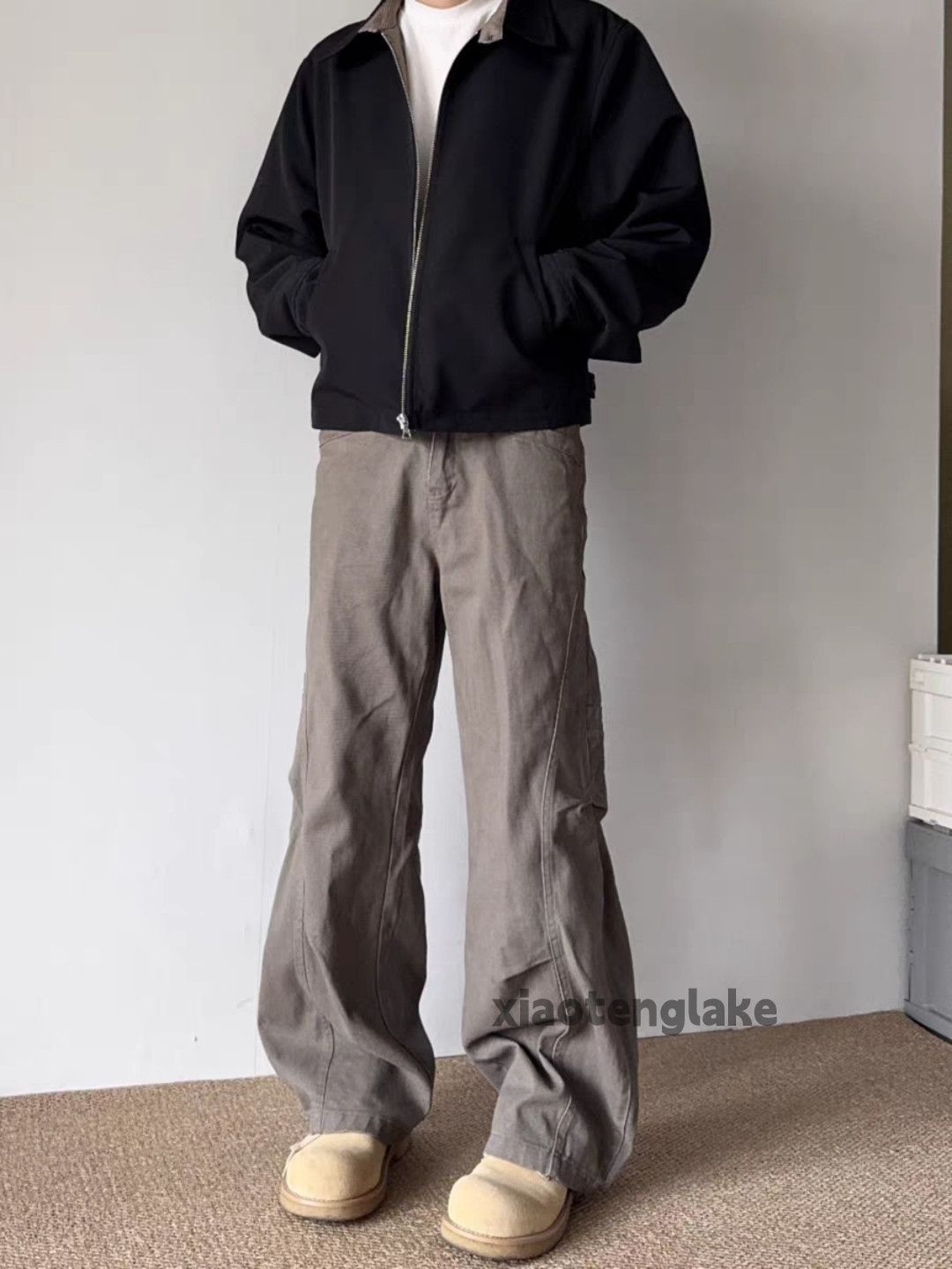 Designer × Japanese Brand × Vintage washed faded cleanfit yuppie bootcut patchwork pants Size US 30 / EU 46 - 2 Thumbnail