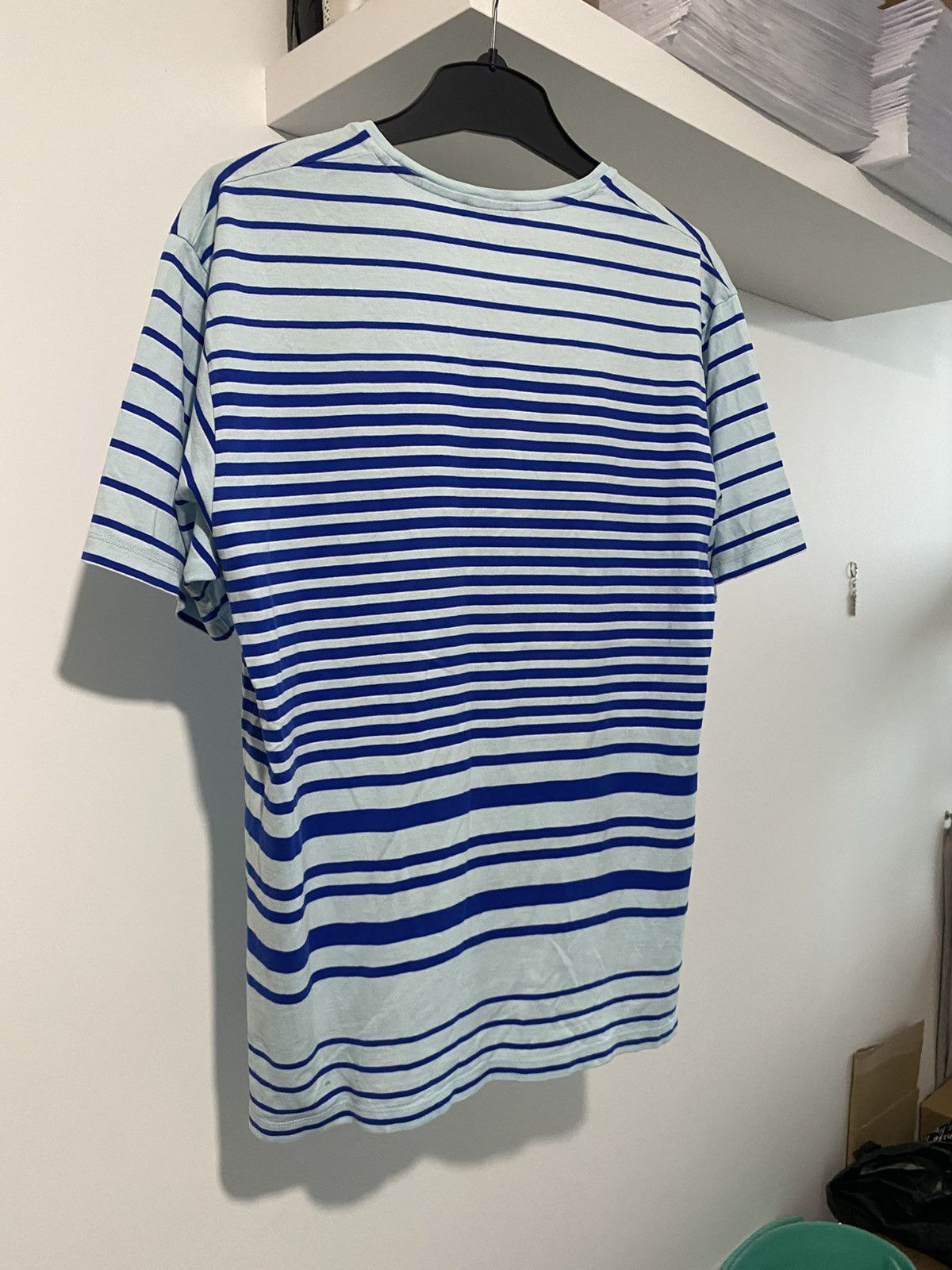 Acne Studios Acne Studios Striped Face T-Shirt L y2k scandi old money Size US L / EU 52-54 / 3 - 6 Thumbnail