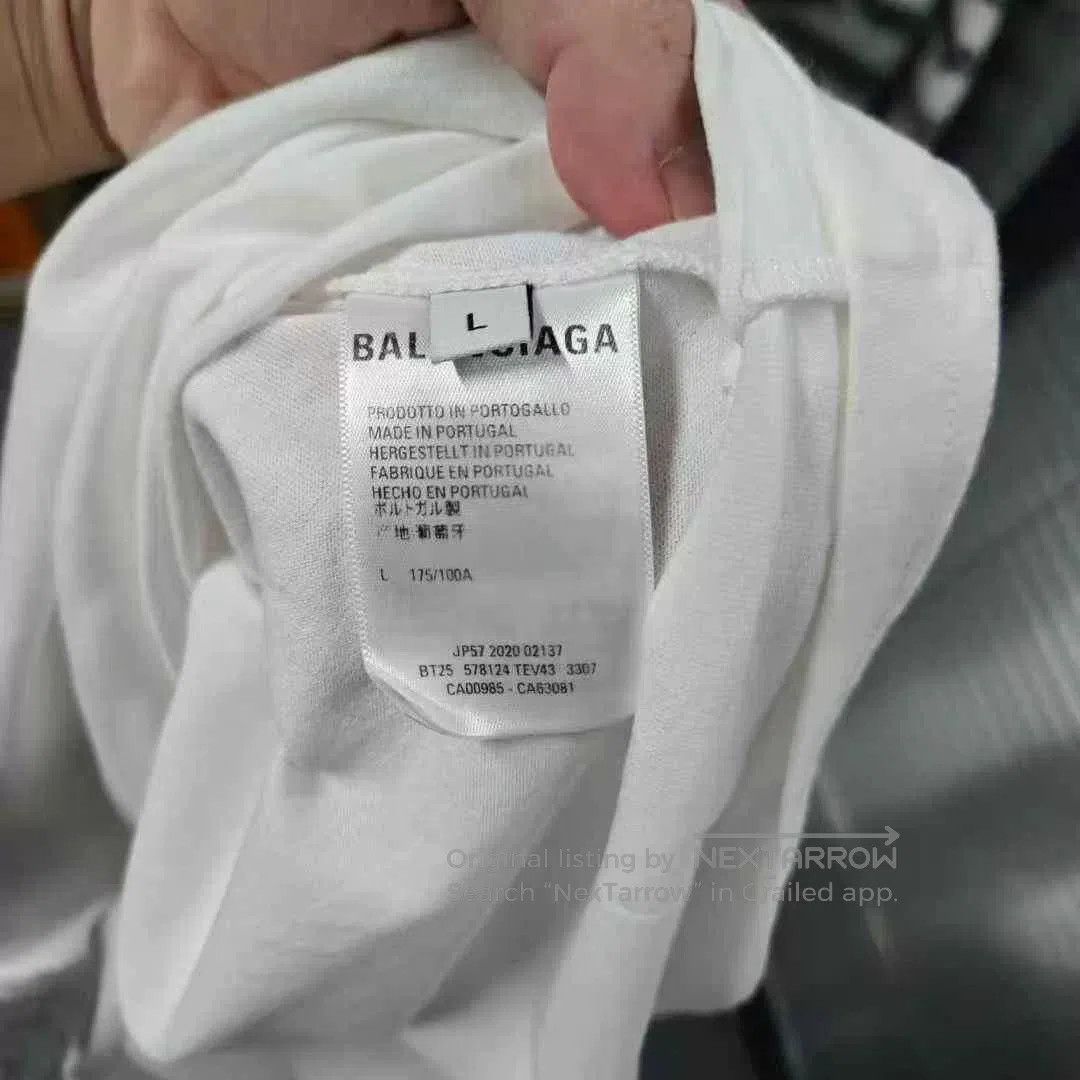 Balenciaga Balenciaga Back Logo Short Sleeve. Size US L / EU 52-54 / 3 - 6 Thumbnail