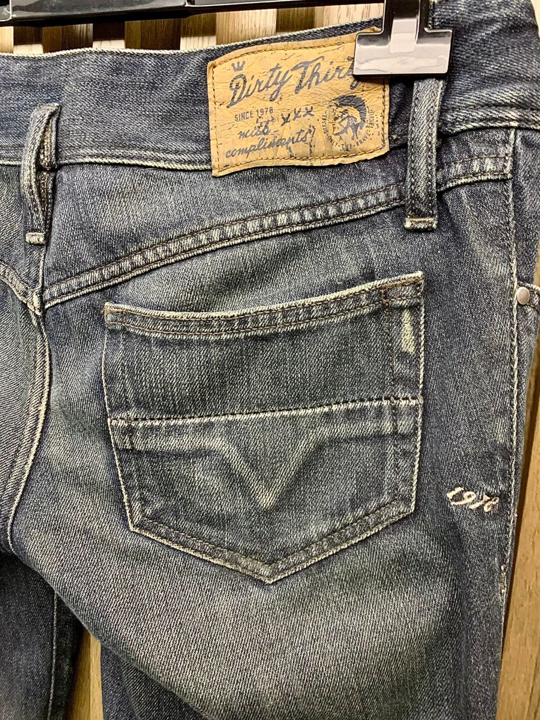 Dior Diesel Dirty Thirty Women's Low-rise 28 Jeans Size 28" / US 6 / IT 42 - 5 Thumbnail