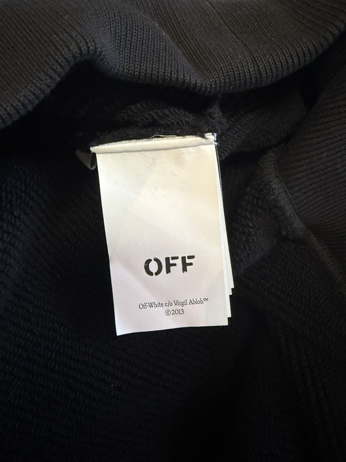 Off-White 🏈 Football-print cotton hoodie