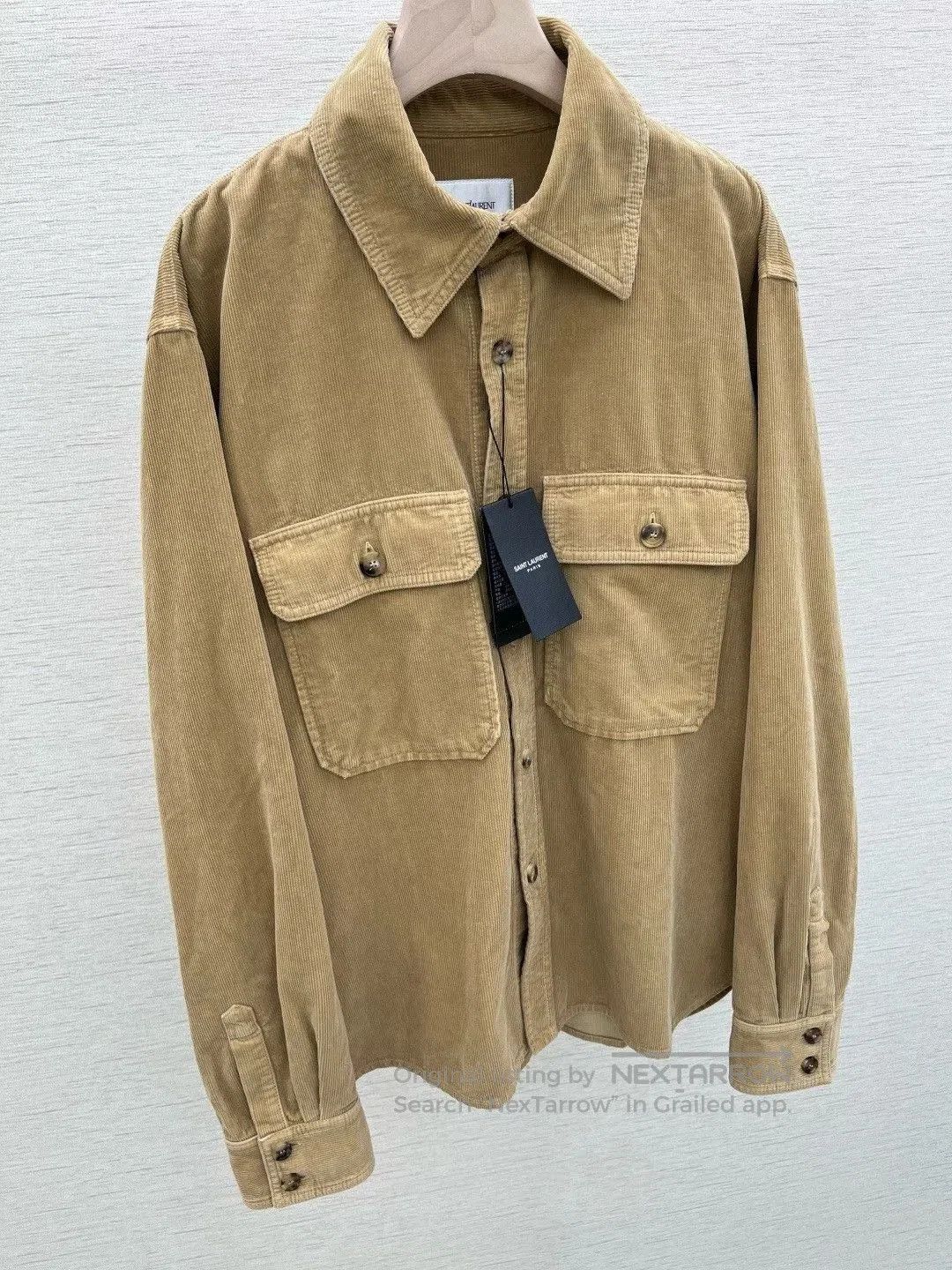 Saint Laurent Paris Saint Laurent 25FW Corduroy Shirt Jacket. Size US L / EU 52-54 / 3 - 5 Thumbnail