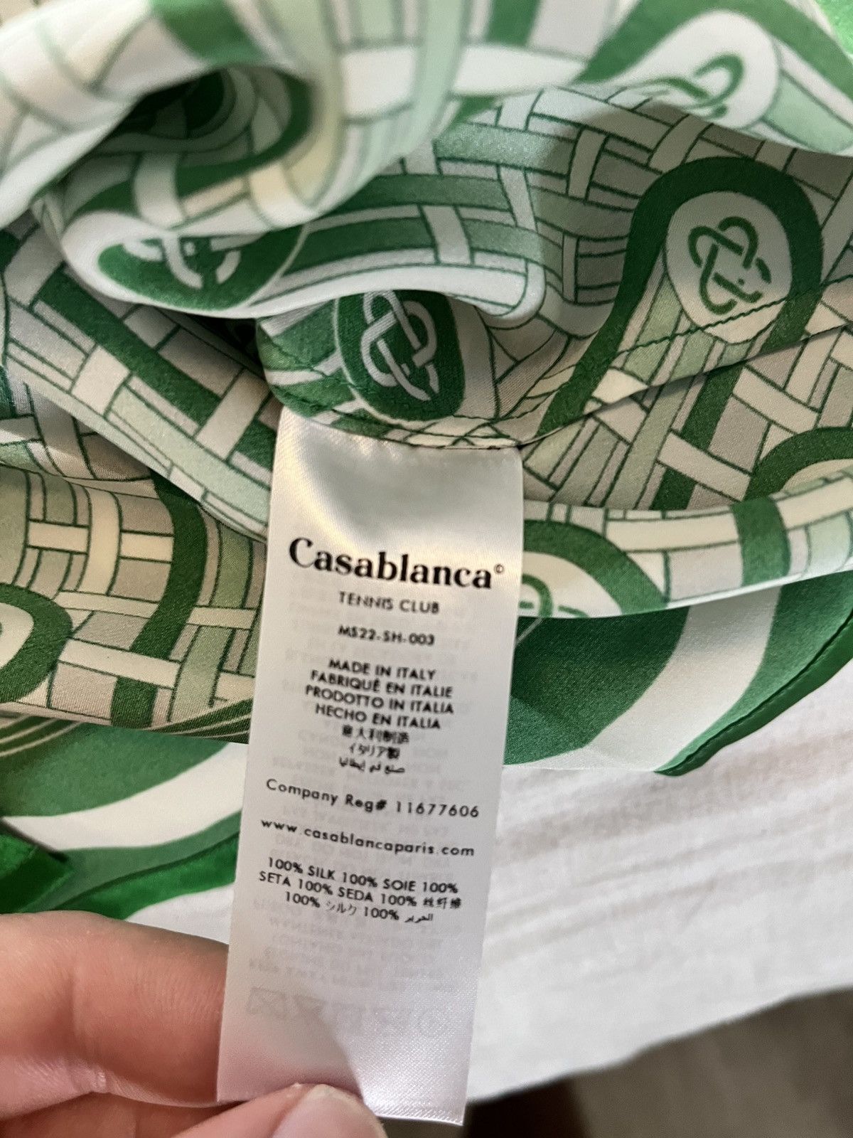 Casablanca Casablanca Tennis Club Shirt Size US M / EU 48-50 / 2 - 6 Thumbnail