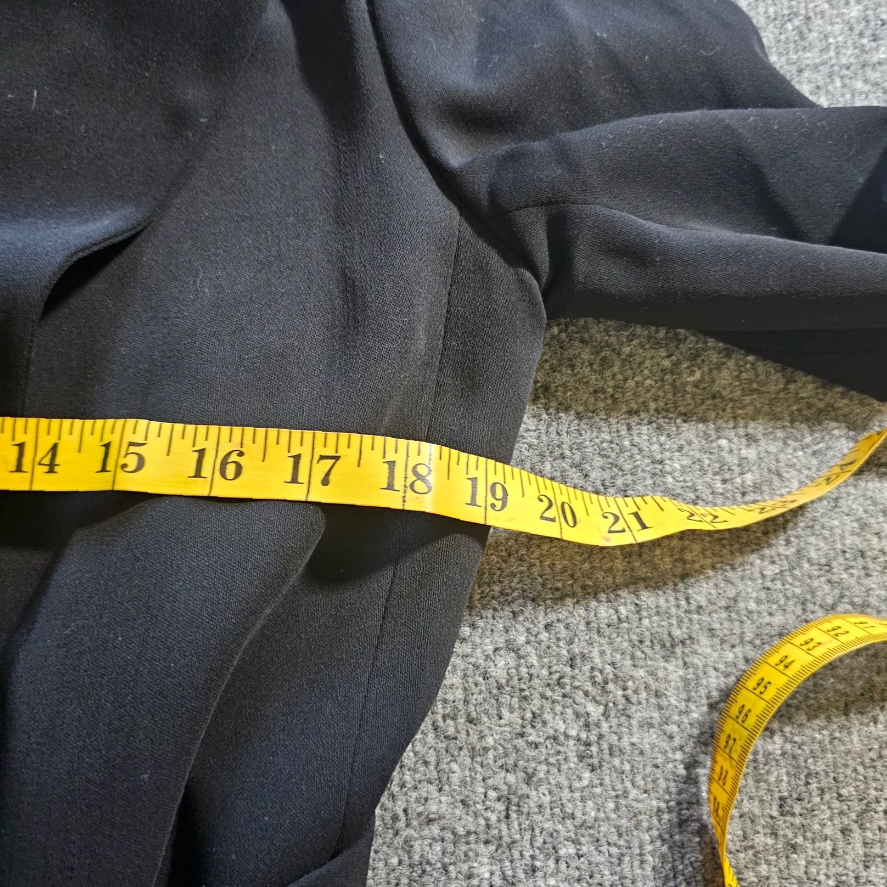 Vintage Lafayette 148 Jacket Womens 10 Black Wool Open Belted Long Sleeve Career Classic Menus sharp? Size L / US 10 / IT 46 - 5 Thumbnail