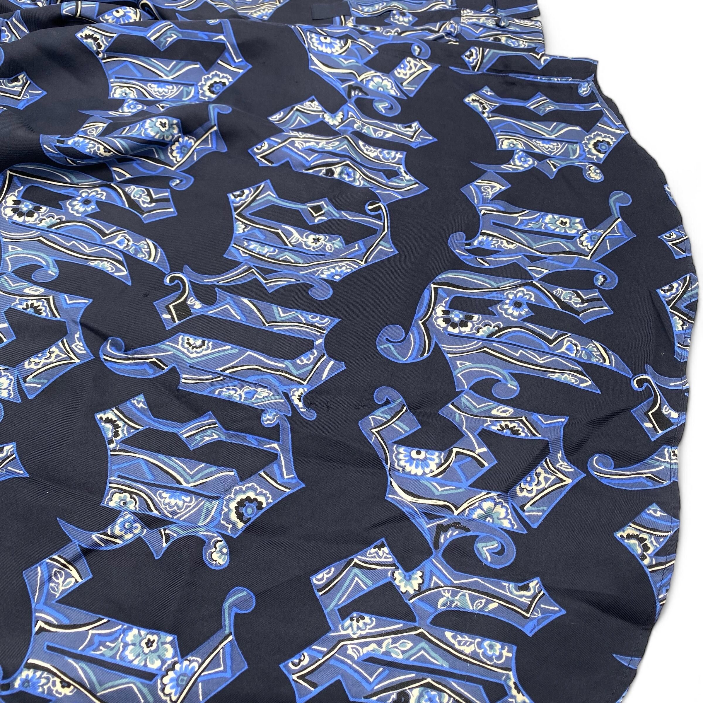 Versace Versace Long Sleeve Open Collar Aloha Shirt Size 48 Size XL / US 12-14 / IT 48-50 - 6 Thumbnail
