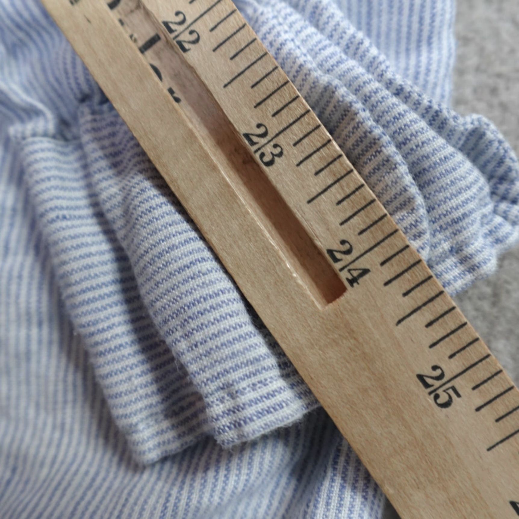 J.Crew J.Crew Mens Shirt XL Blue Hickory Stripe Linen Slim Button-Up Long Sleeve Indented Navy? Size US XL / EU 56 / 4 - 8 Thumbnail