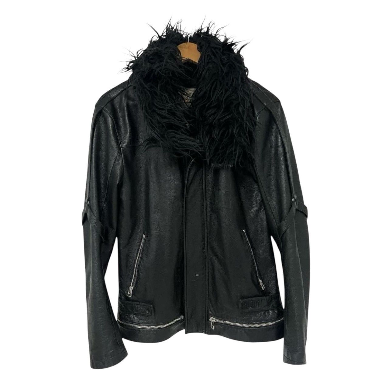 Helmut lang leather astro jacket