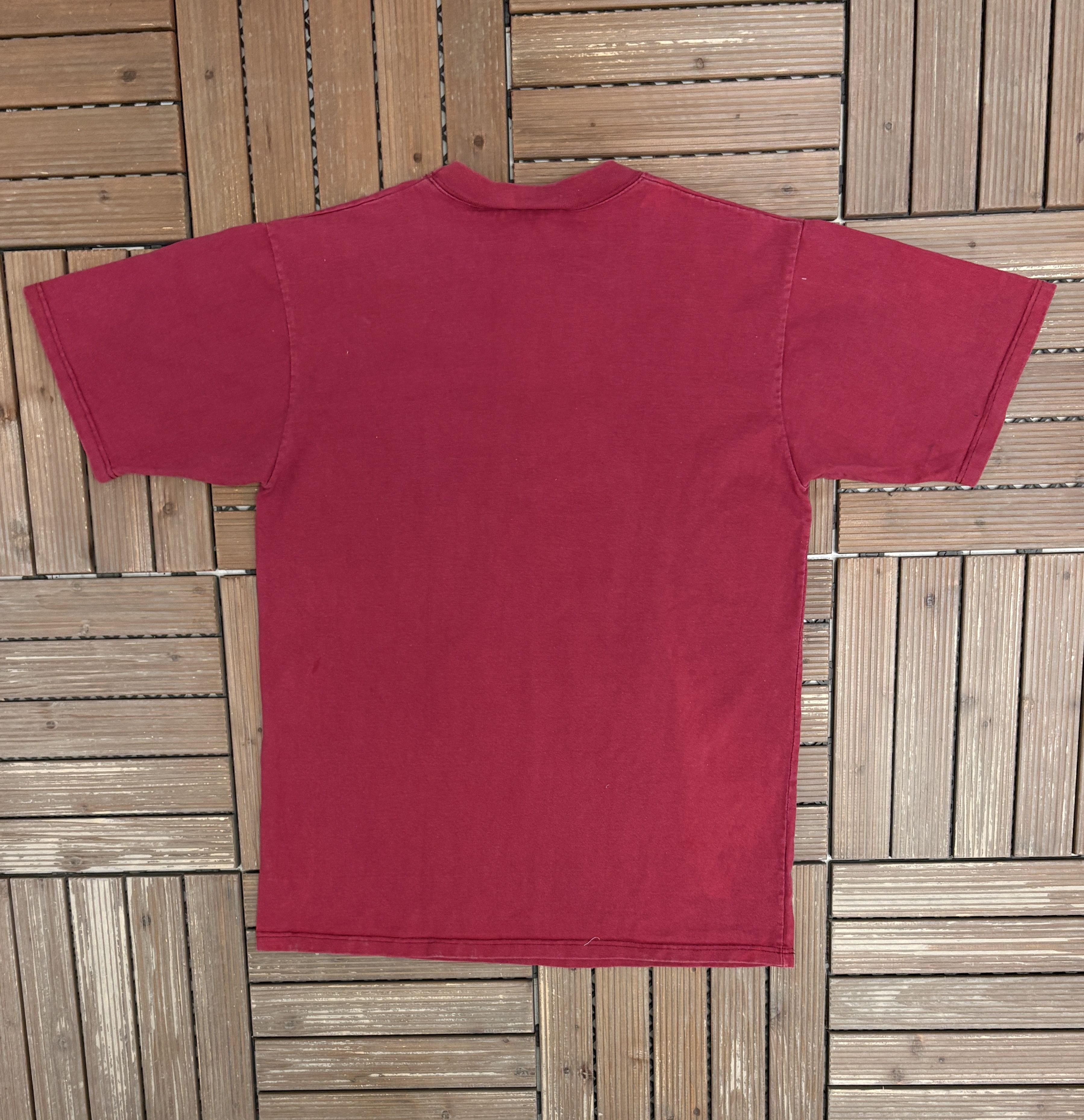 Vintage Cleveland Indians Embroidered Vintage Red T-Shirt Tee Size US L / EU 52-54 / 3 - 4 Thumbnail