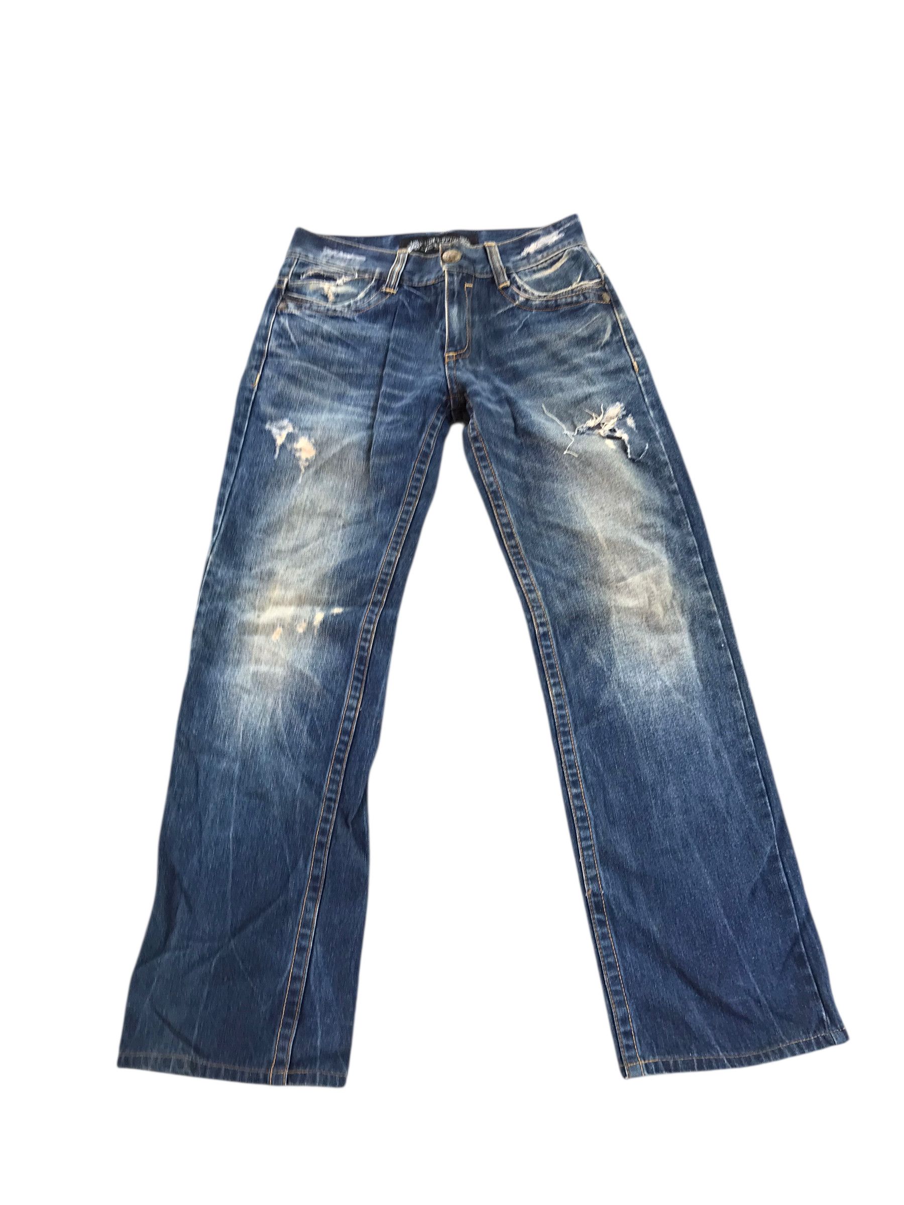 Tornado Mart Heat Red pepper disressed Denim-Size 32-If six was nine Size US 31 - 8 Thumbnail