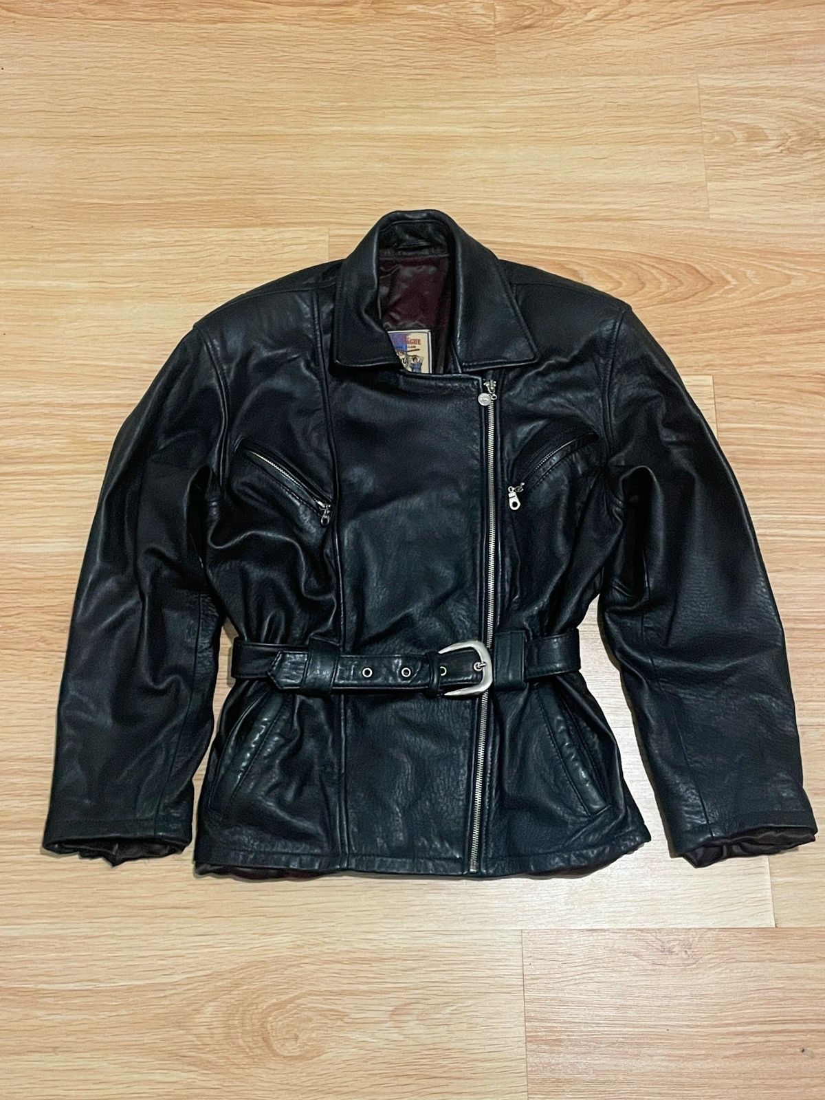 Vintage Vintage 1996 Dakota Leather Jacket 90s Waist Fit L Size L / US 10 / IT 46 - 2 Thumbnail