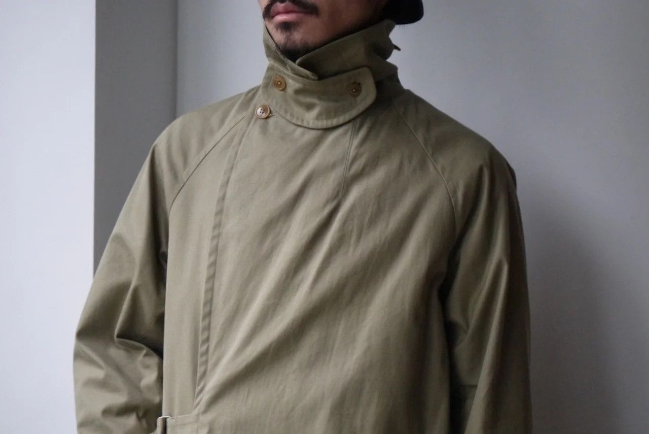 Comoli COMOLI COTTON GABARDINE TIELOCKEN COAT W/ WOOL LINER Size US M / EU 48-50 / 2 - 6 Thumbnail