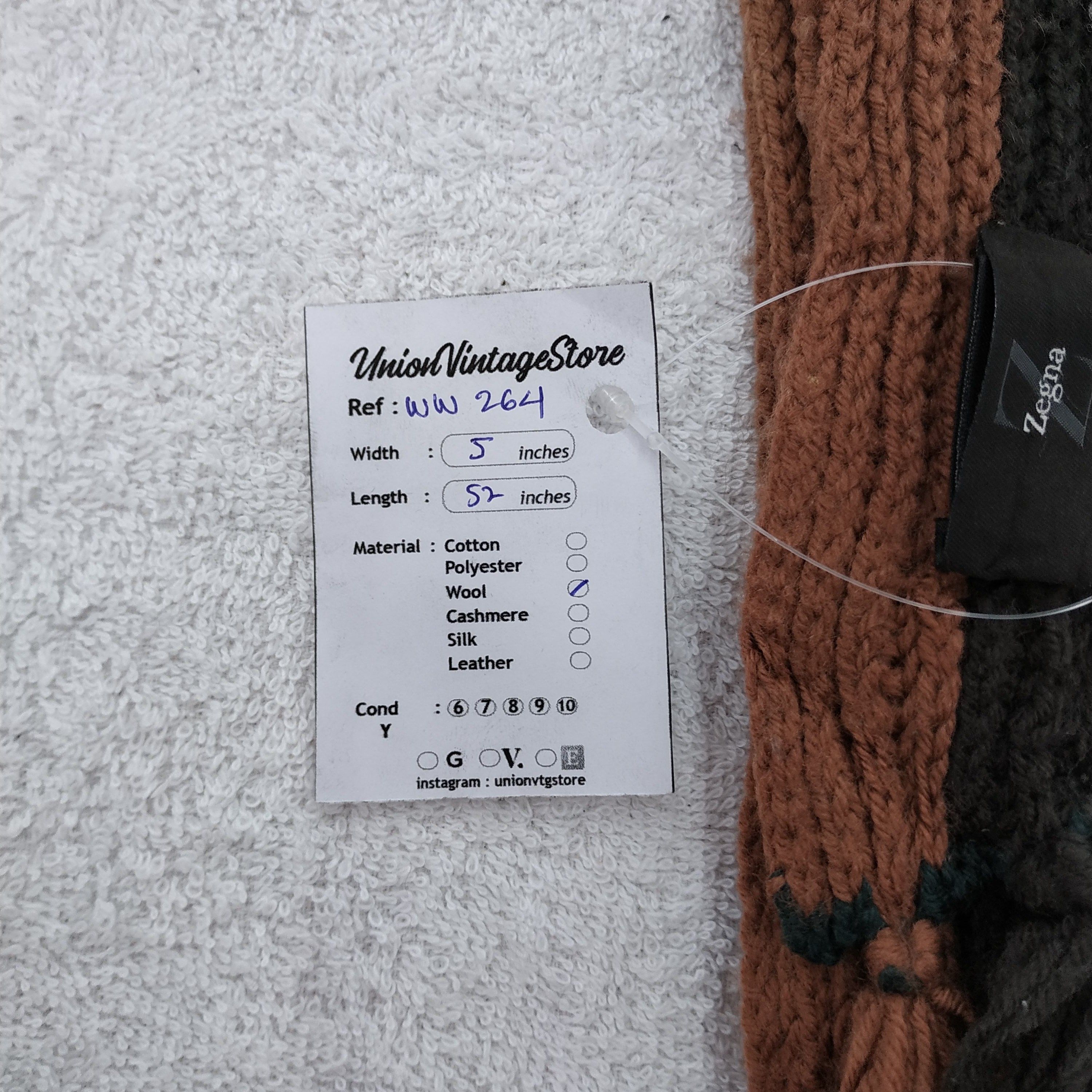 Ermenegildo Zegna × Vintage Ermenegildo Zegna Scarf / Muffler / Neckwear Size ONE SIZE - 4 Thumbnail