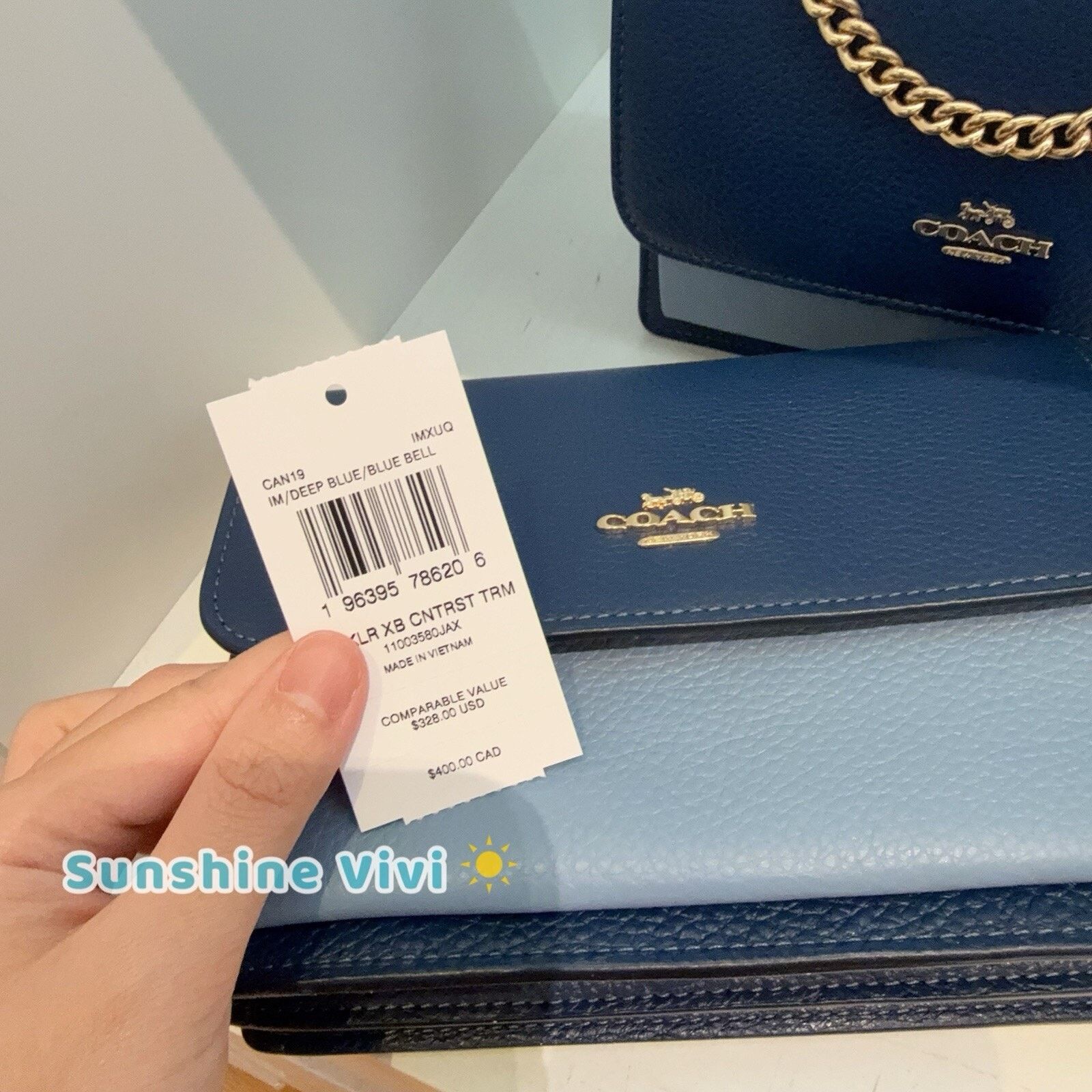 Coach NWT COACH Mini Klare Crossbody Bag CAN19 Deep Blue/Blue Bell Size ONE SIZE - 5 Thumbnail
