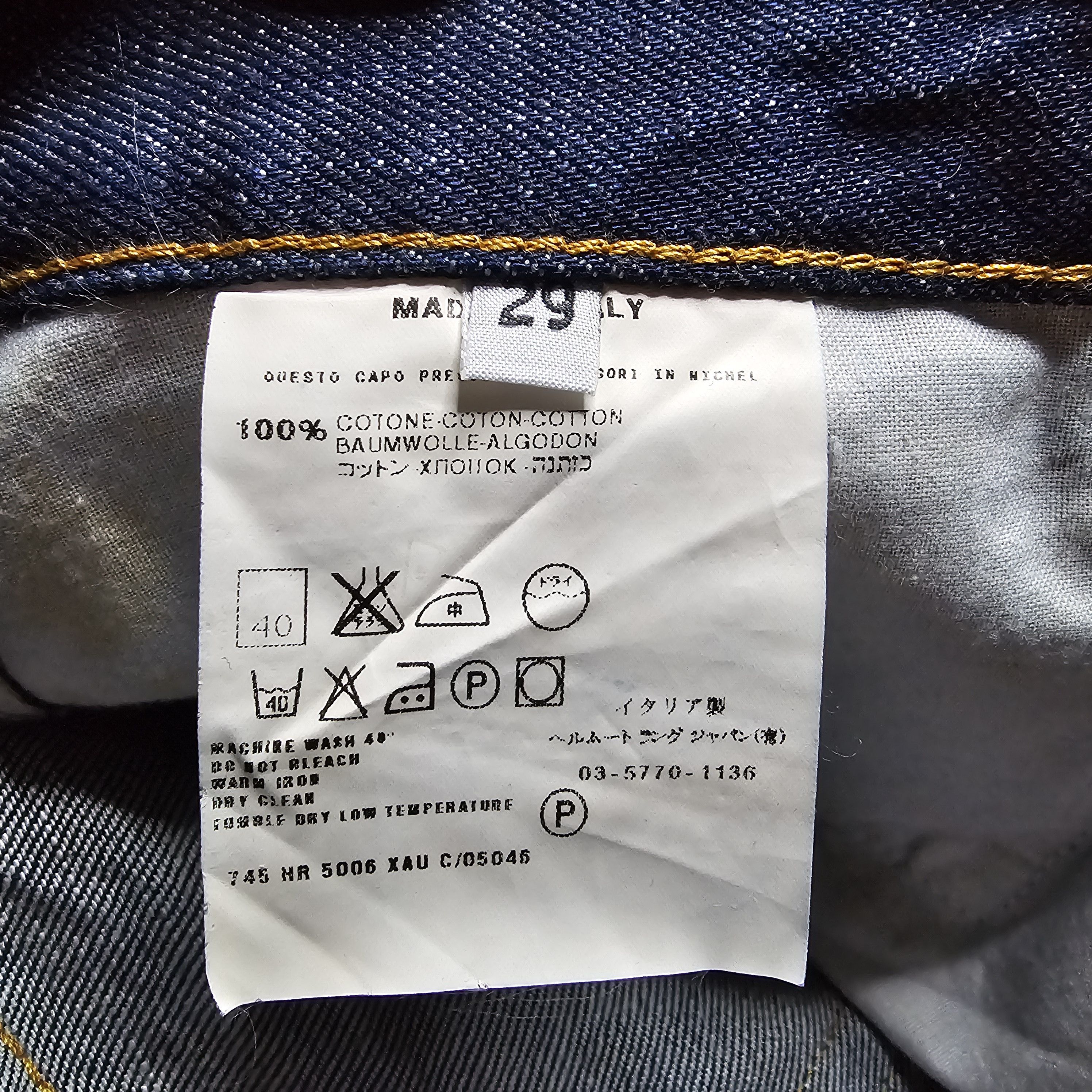 Helmut Lang Helmut Lang - Archive Classic Cut Denim Jeans Size US 29 - 7 Thumbnail