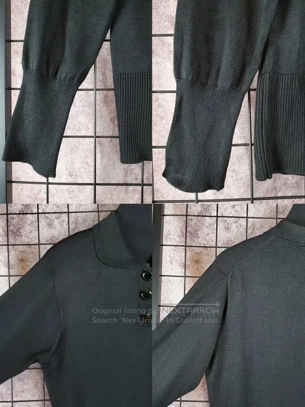 Dior Dior Black Silk Long Sleeve Top for Women . Size M / US 6-8 / IT 42-44 - 6 Thumbnail
